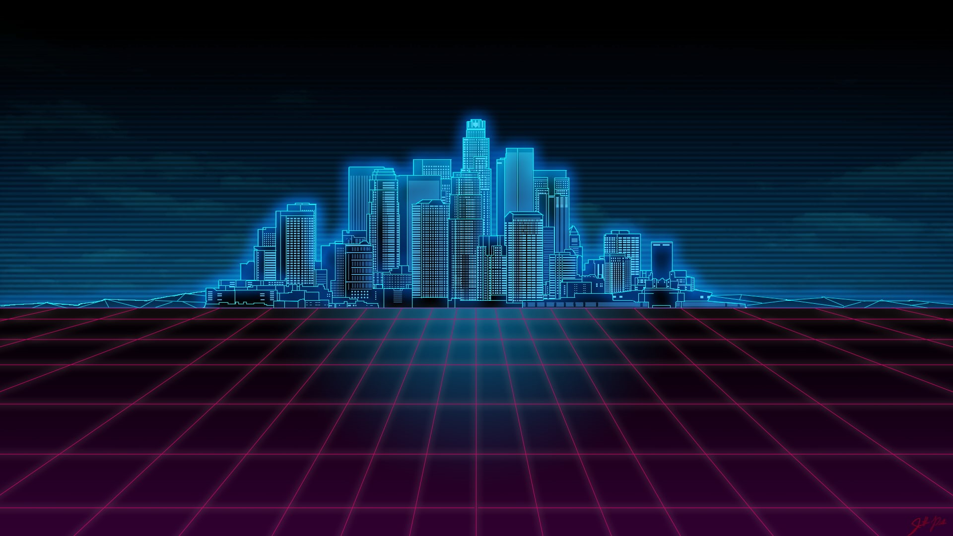 business, modern, studio shot, office building exterior, 1080P, cityscape, connection, cyberspace, data, design, city, abstract, illuminated, technology, HD Wallpaper