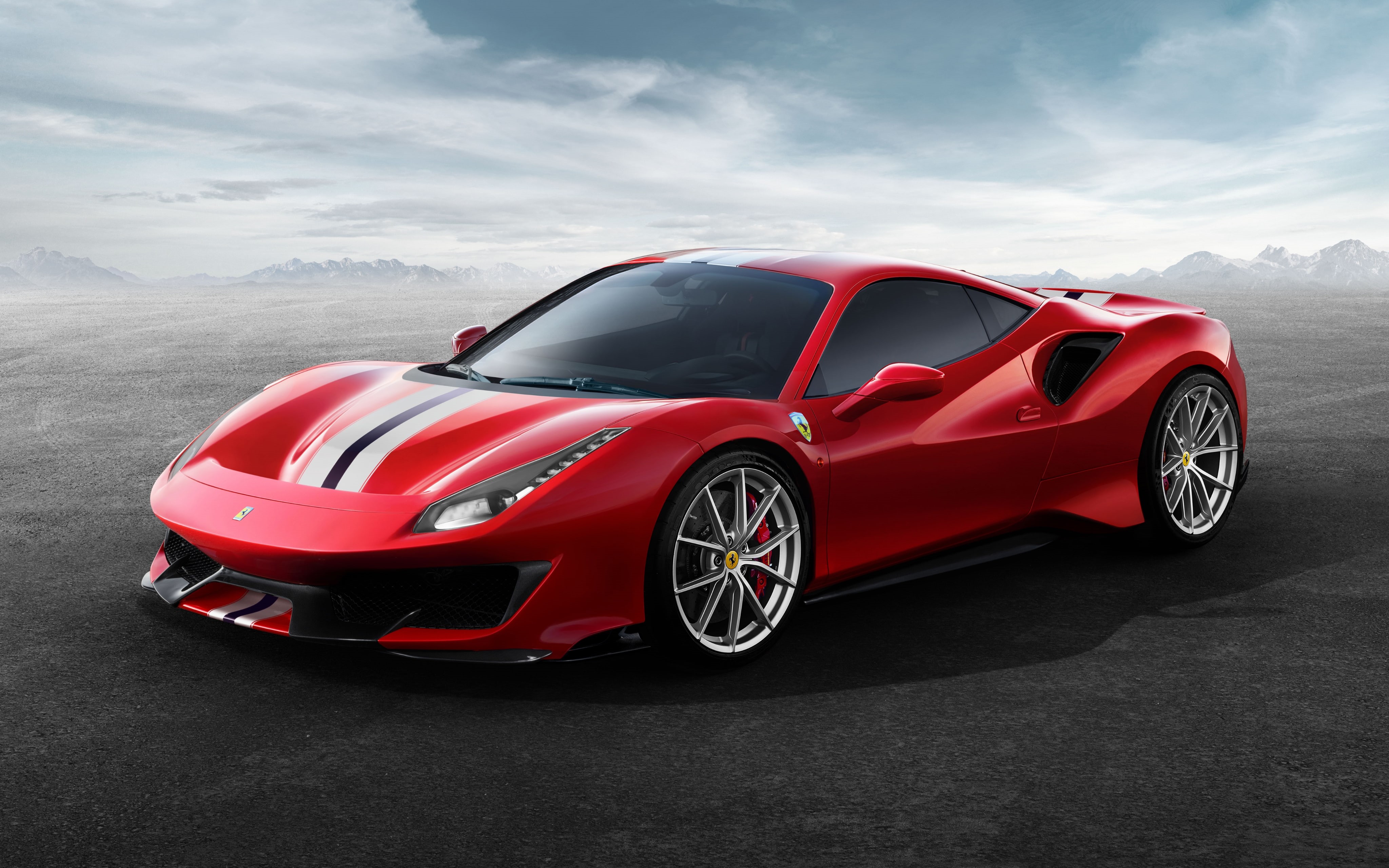 k, Ferrari, Pista, 4K, 488, 2018, HD Wallpaper