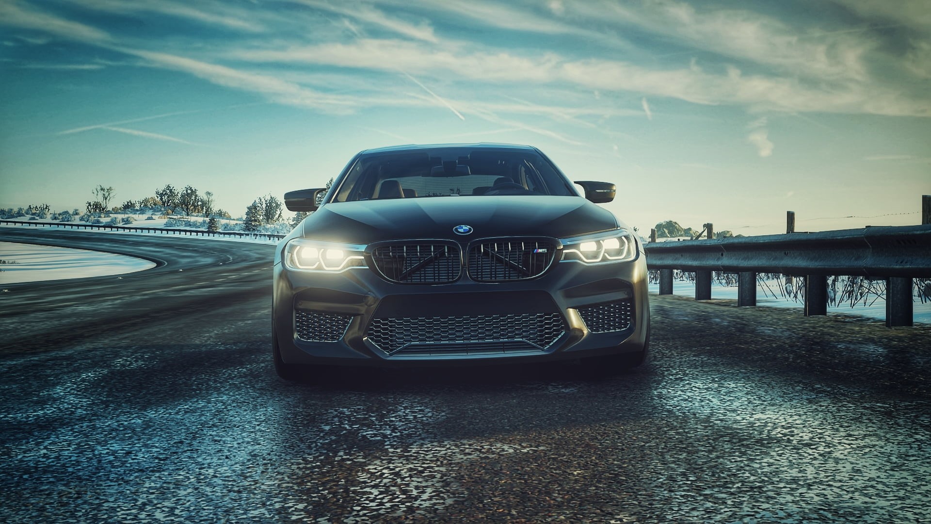 Forza, BMW F90, m5 f90, 1080P, Forza Horizon 4, BMW M5, video games, BMW, car, HD Wallpaper