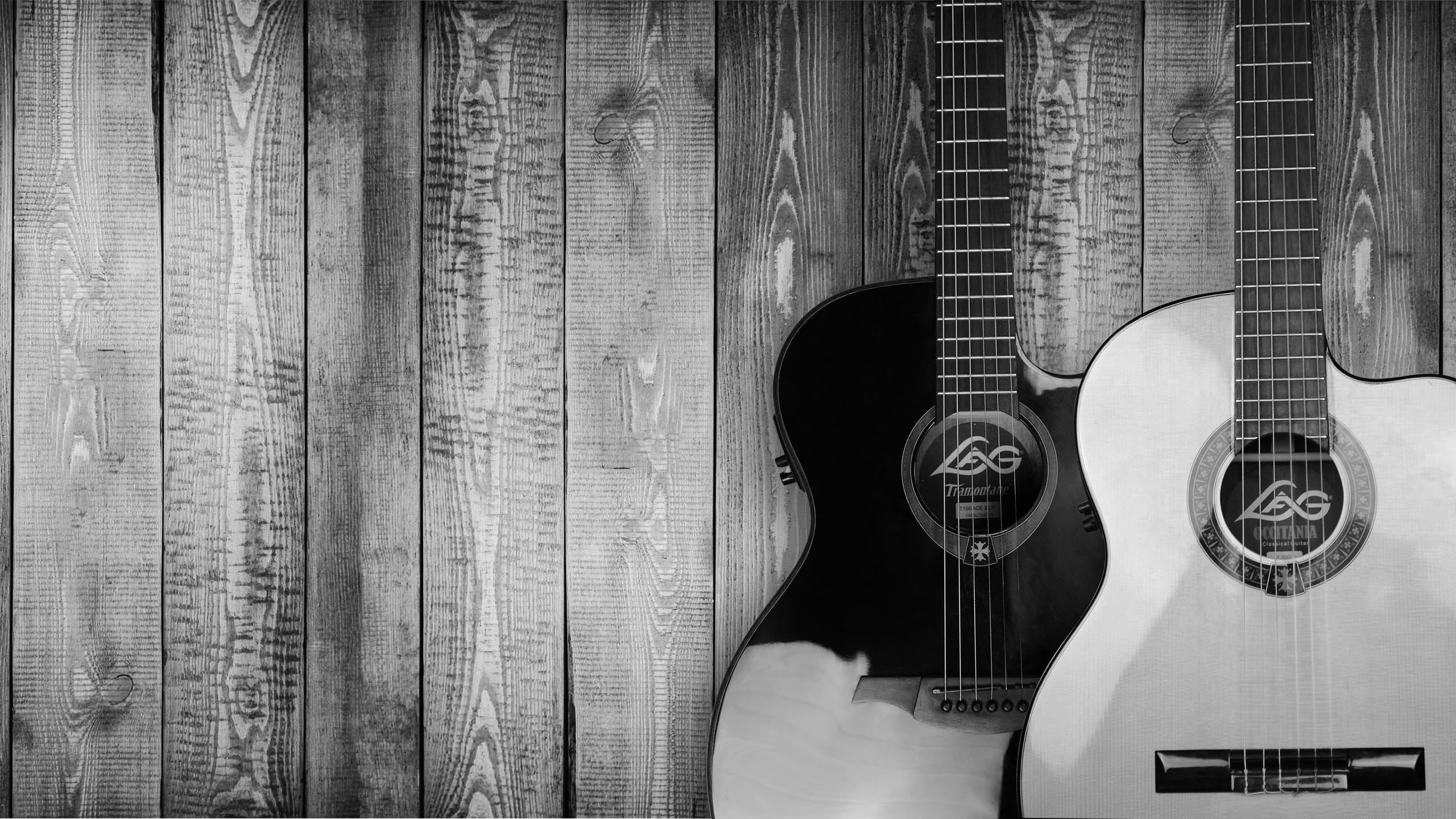 antique, acoustic, acoustic guitar, string instrument, string, musical equipment, arts culture and entertainment, wooden wall, wall, bass guitar, vintage, HD Wallpaper