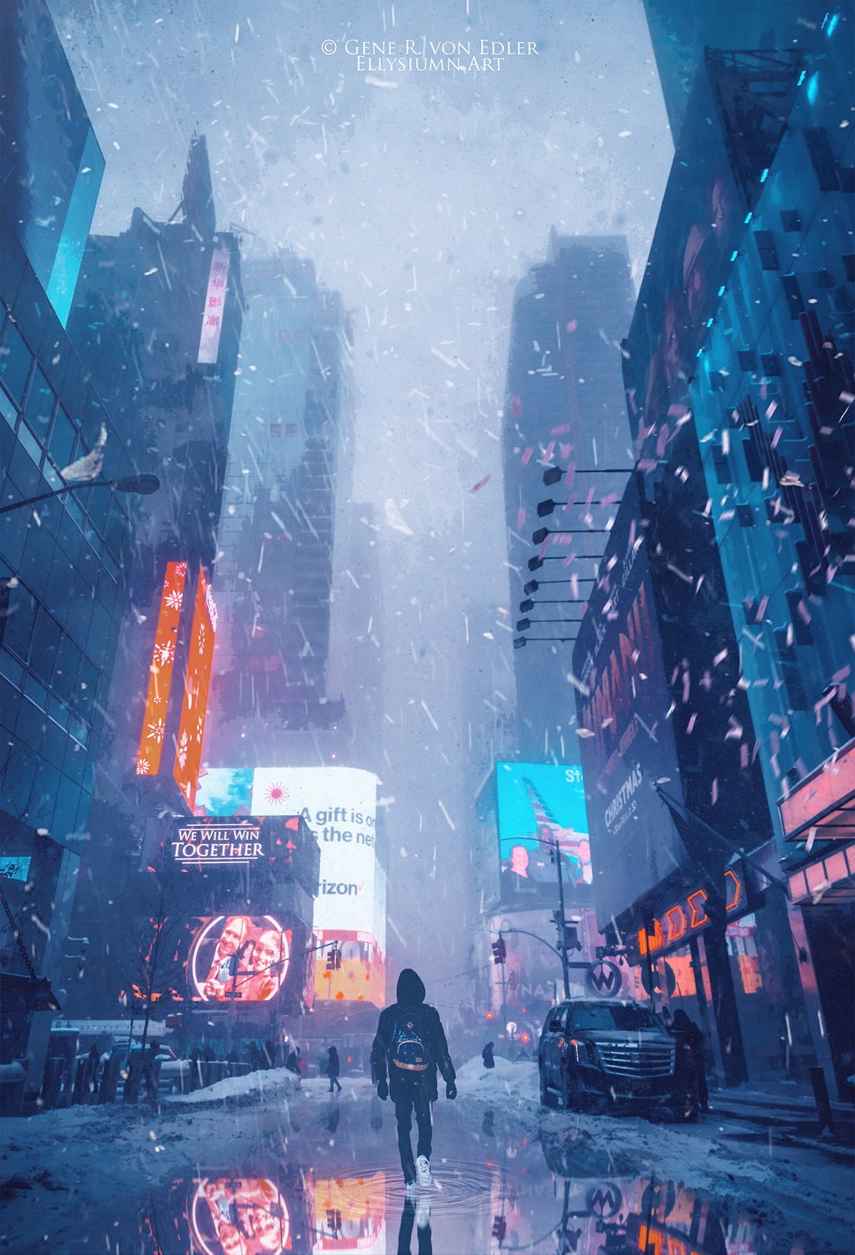Ellysiumn, 720P, digital art, concept art, iconic art, photobash, Phone HD Wallpaper