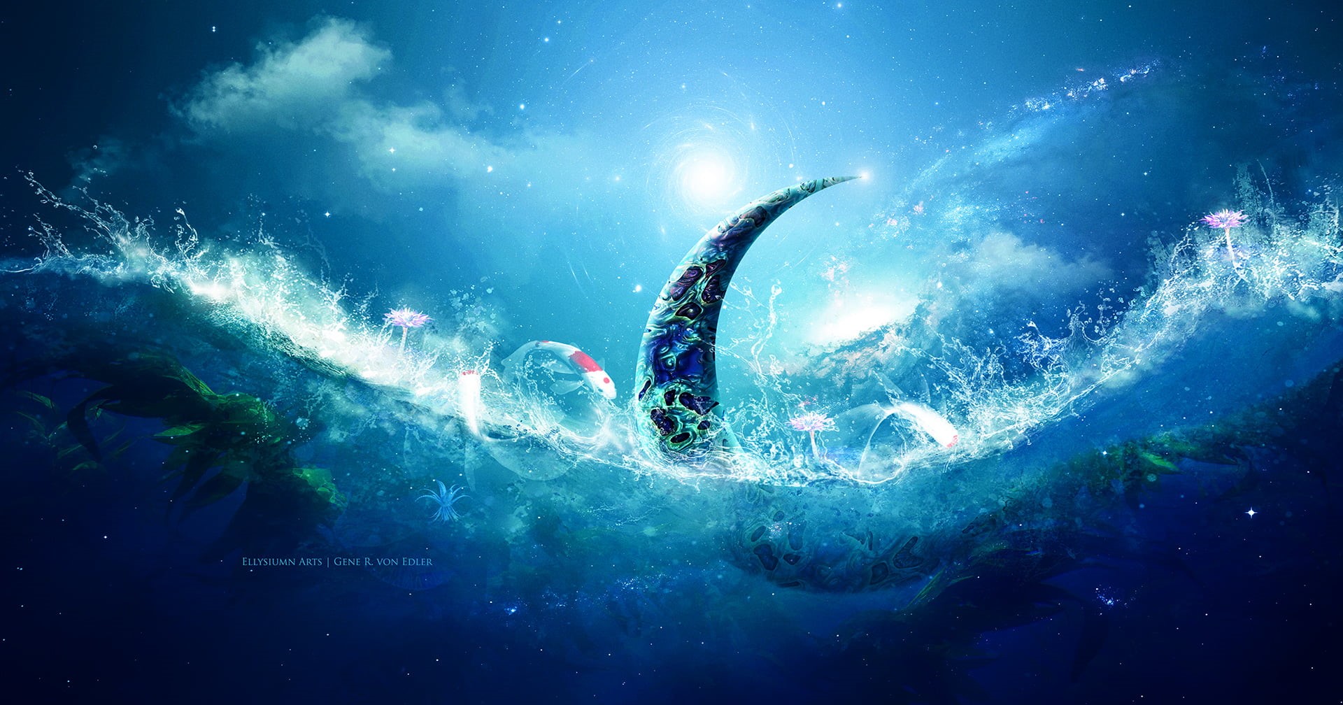 fantasy art, magic, digital art, 1080P, Ellysiumn, HD Wallpaper
