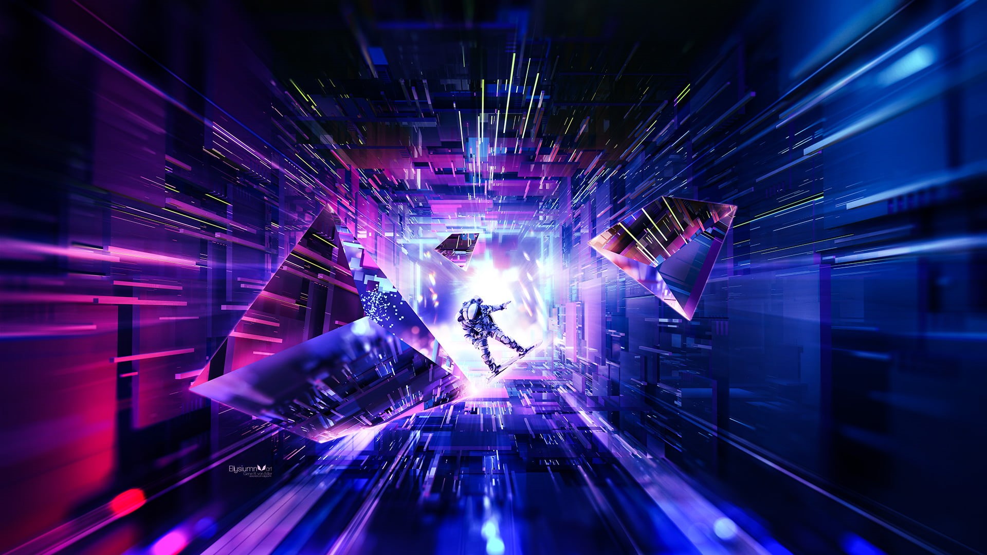 digital art, Ellysiumn, 1080P, science fiction, HD Wallpaper