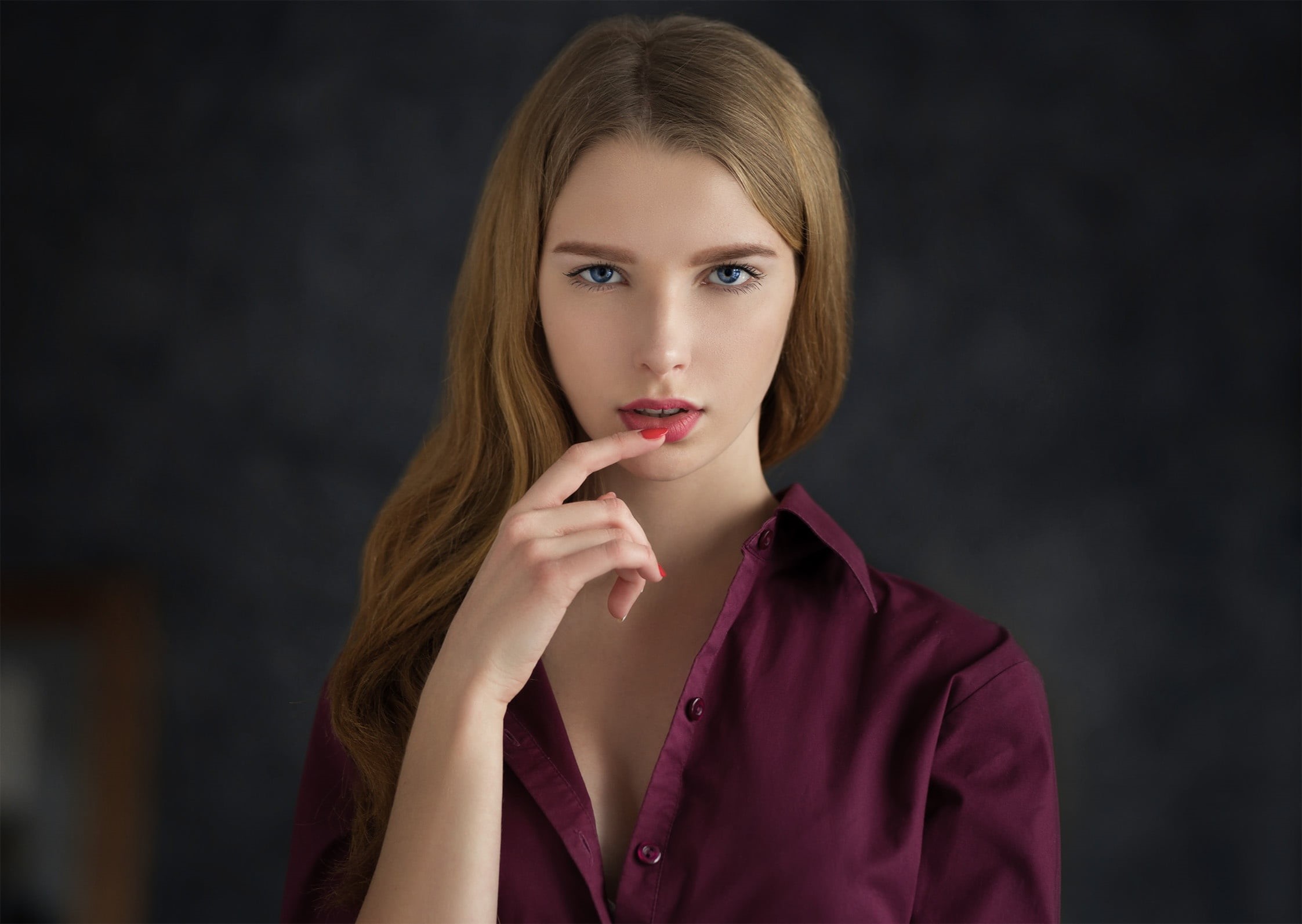 retouching, portrait, Eugene Sibirev, 1080P, Alina, HD Wallpaper