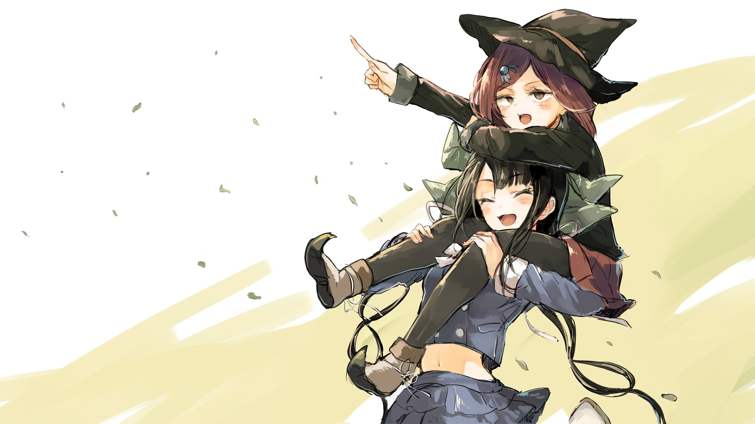 Tenko Chabashira, Himiko Yumeno, Danganronpa V3: Killing Harmony, 2K, Danganronpa, HD Wallpaper