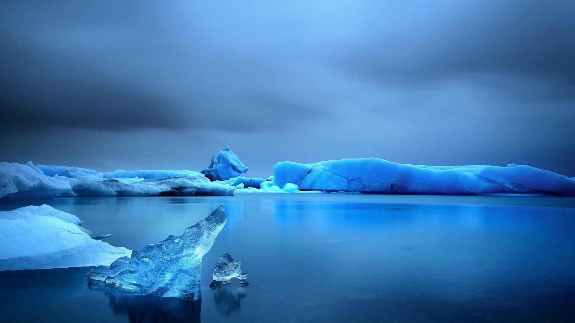 cold temperature, beauty in nature, water, turquoise colored, cloud - sky, iceberg, ocean, frost, arctic ocean, no people, snowcapped mountain, tranquil scene, HD Wallpaper