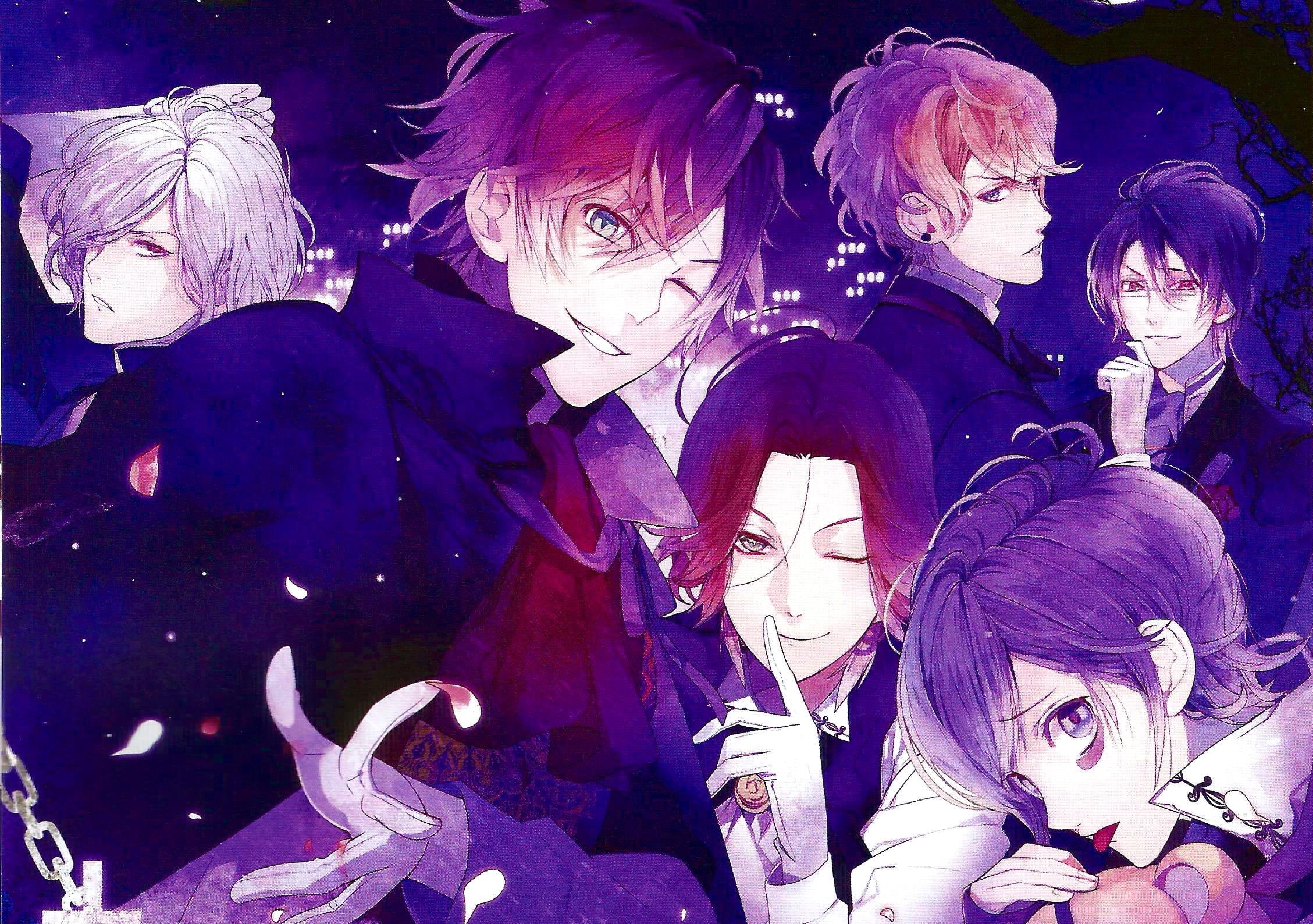 dialovers, 1080P, diabolik-lovers, lovers, diabolik-lovers-more-blood, sakamaki-brothers, diabolik, HD Wallpaper