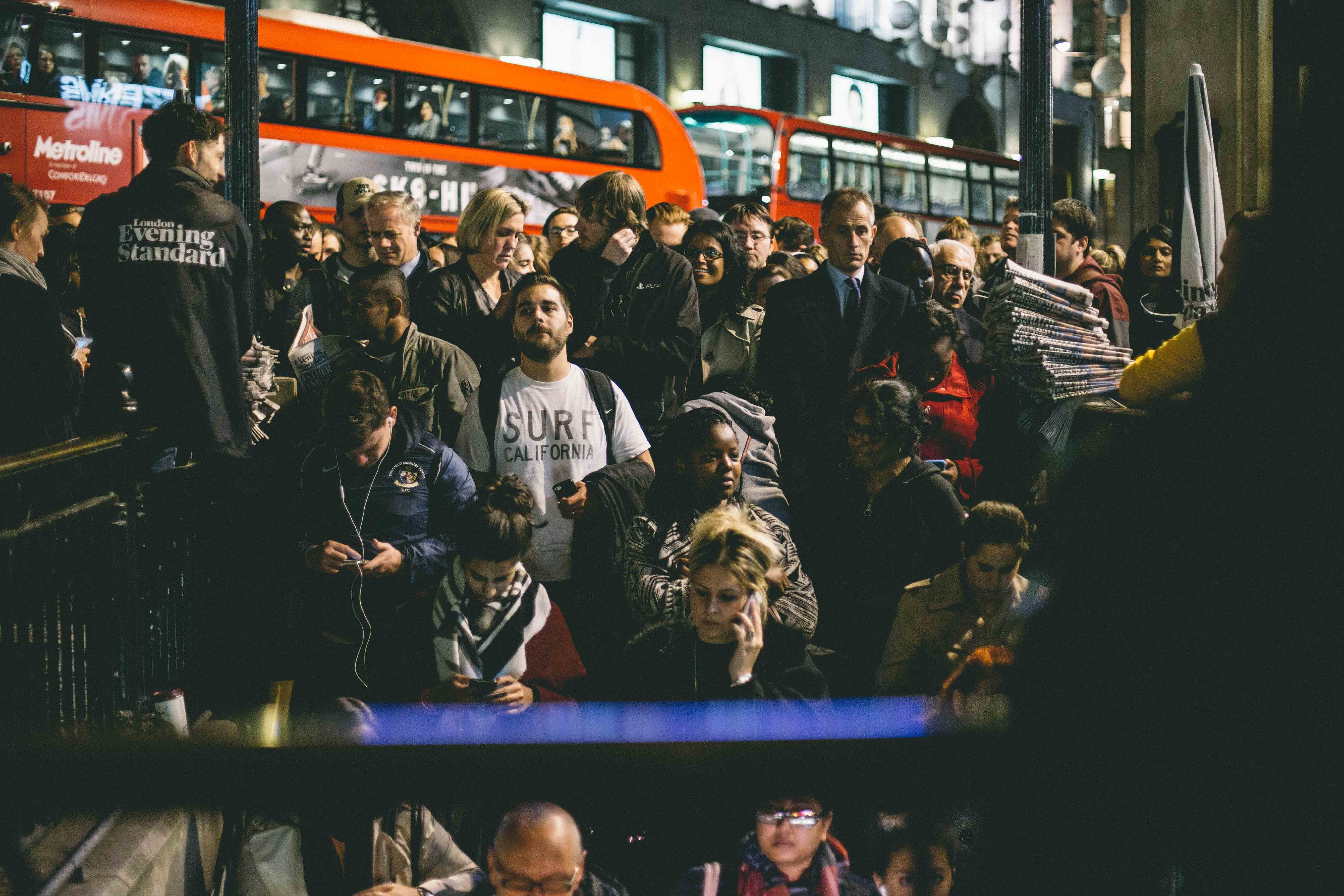 portrait, night, subway, 5K, architecture, street photography, train, documentary, men, public transportation, bus, large group of people, built structure, HD Wallpaper