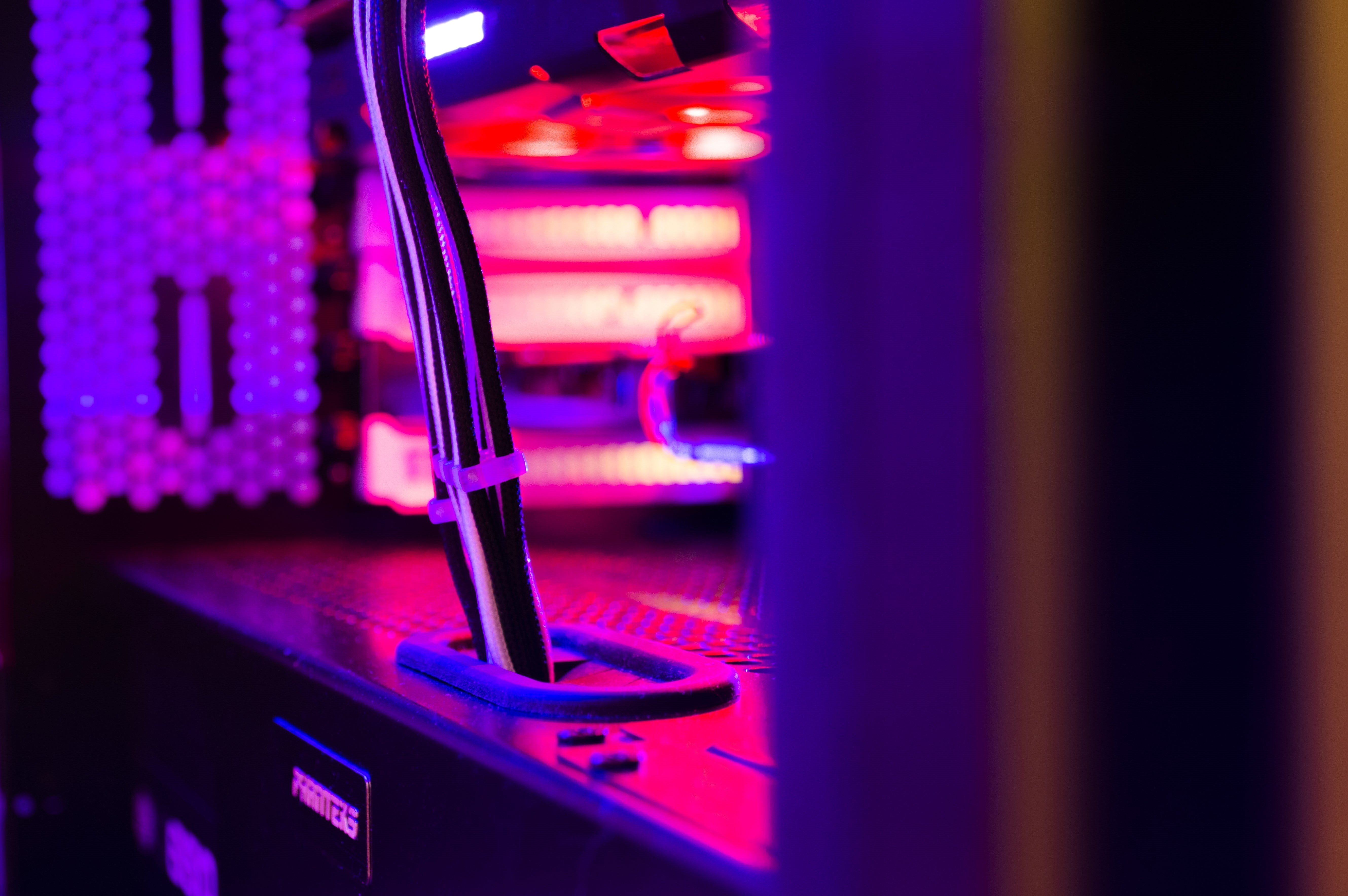 purple, KFA2, computer, Evolv ATX, Phanteks, 5K, pink, Nvidia, Evolv, Galax, PC cases, Cablemods, wire, Exoc Sniper, GPU, Cooler Master, HD Wallpaper