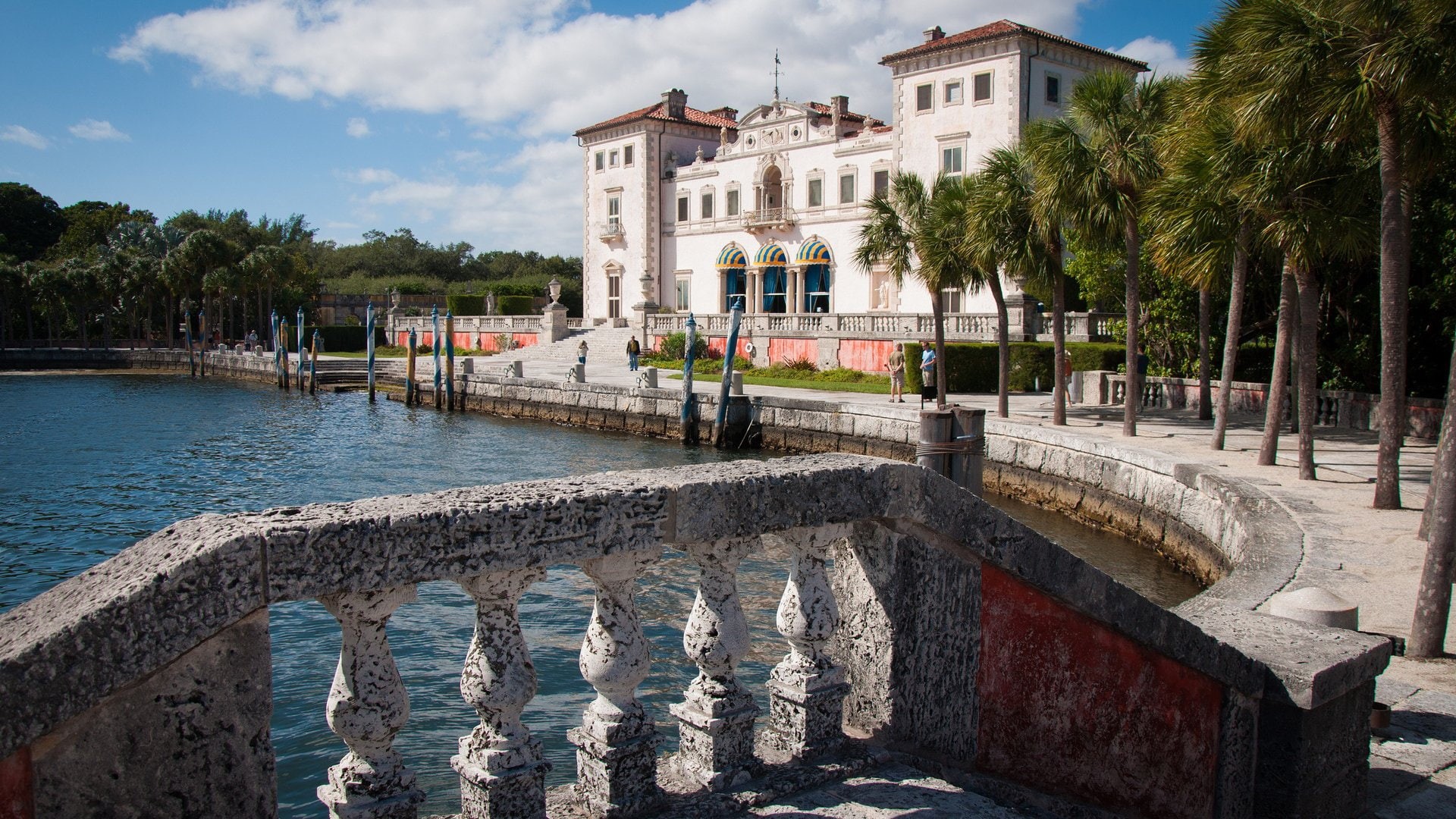 Florida, Mansion, Man Made, 1080P, Villa Vizcaya, HD Wallpaper
