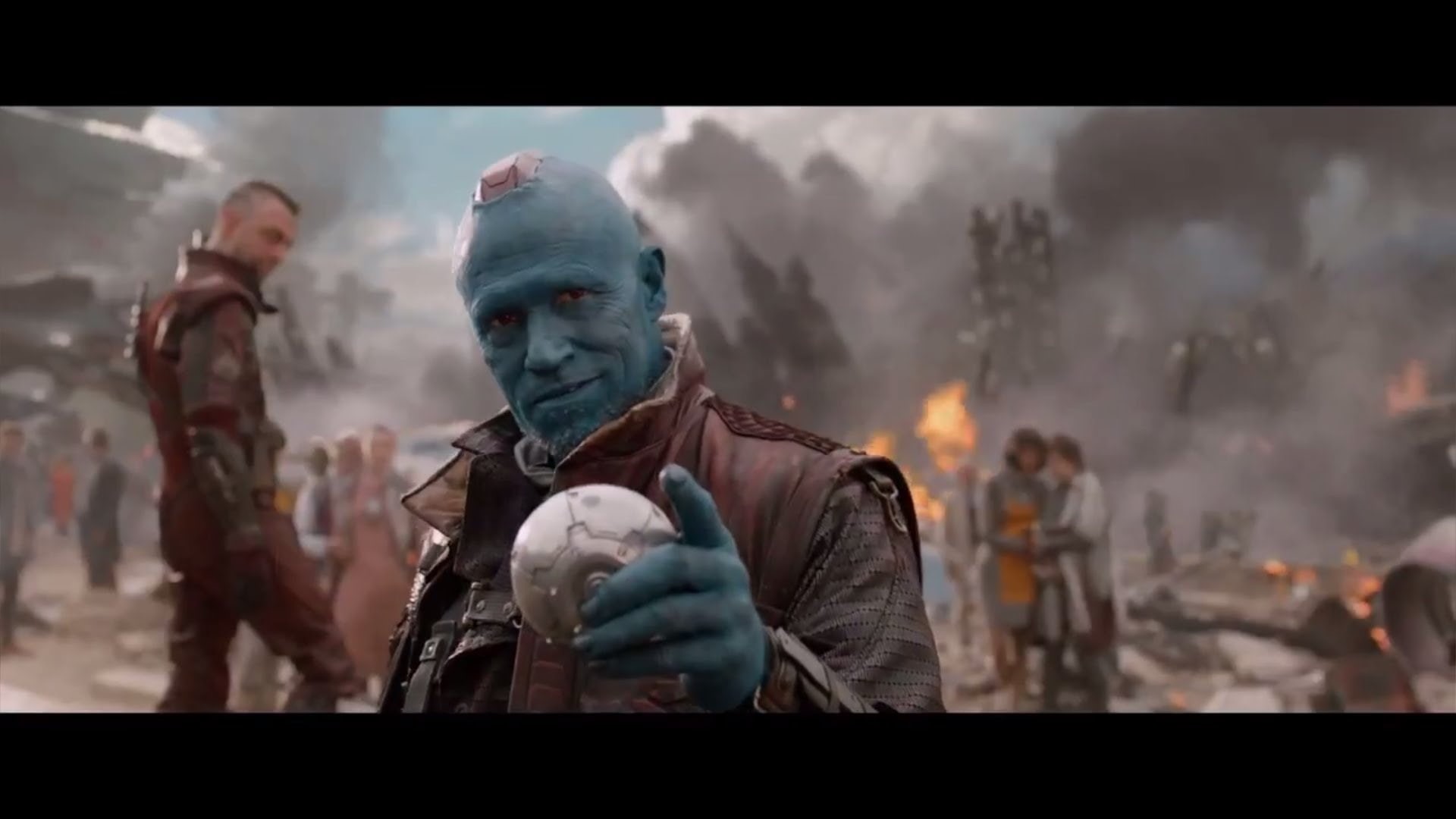 holding, adult, 1080P, people, Yondu Udonta, Movie, Guardians of the Galaxy, unrecognizable person, sign, Michael Rooker, men, protection, communication, HD Wallpaper
