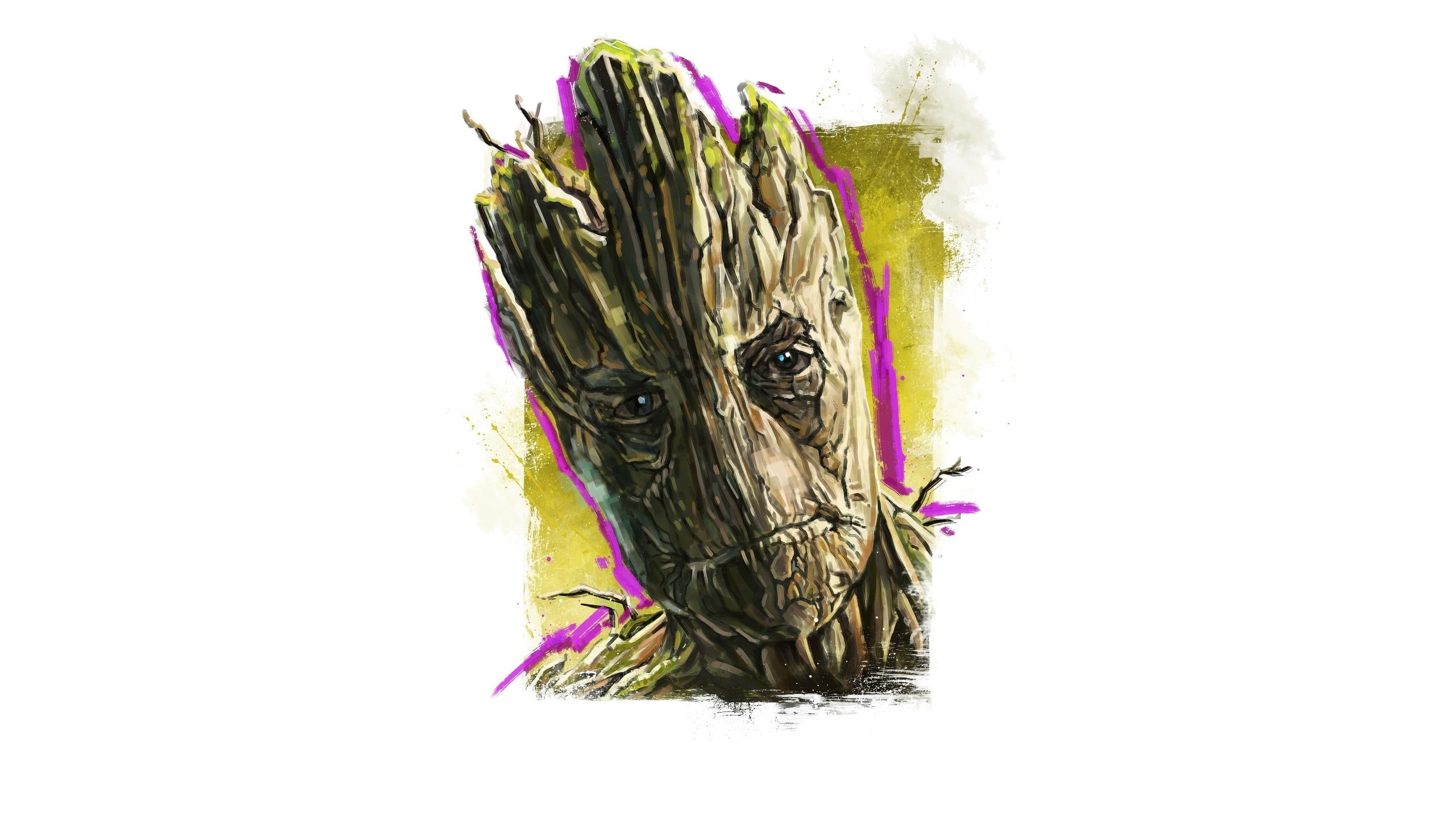 animal, cut out, Guardians of the Galaxy, pink color, nature, studio shot, close-up, portrait, still life, plant, art and craft, indoors, purple, animal themes, HD Wallpaper