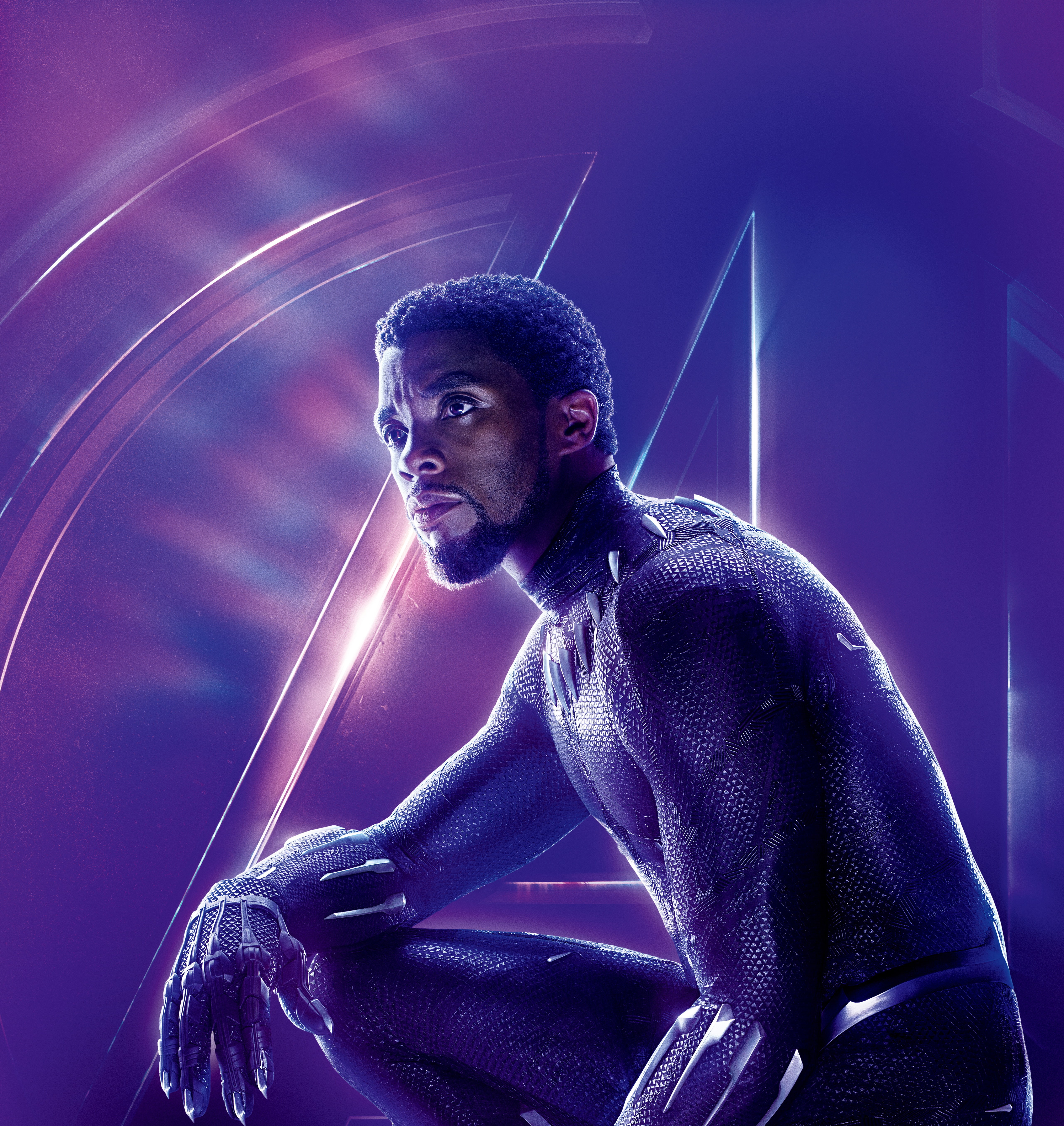 Black Panther, Avengers: Infinity War, Chadwick Boseman, 4K, 5K, TChalla, 5K, Phone HD Wallpaper