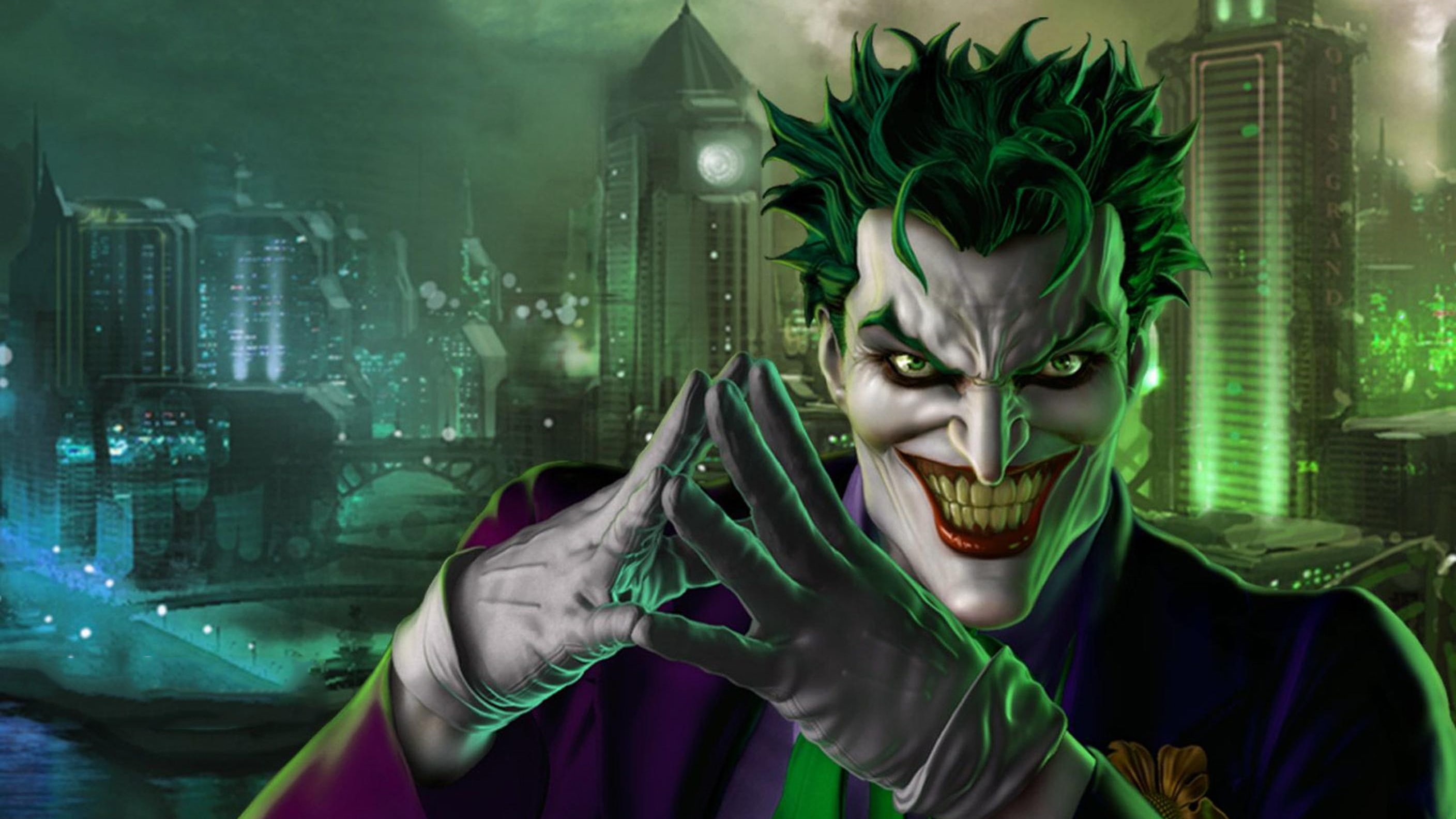 artwork, hd, supervillain, superheroes, dc comics, joker, 2K, HD Wallpaper