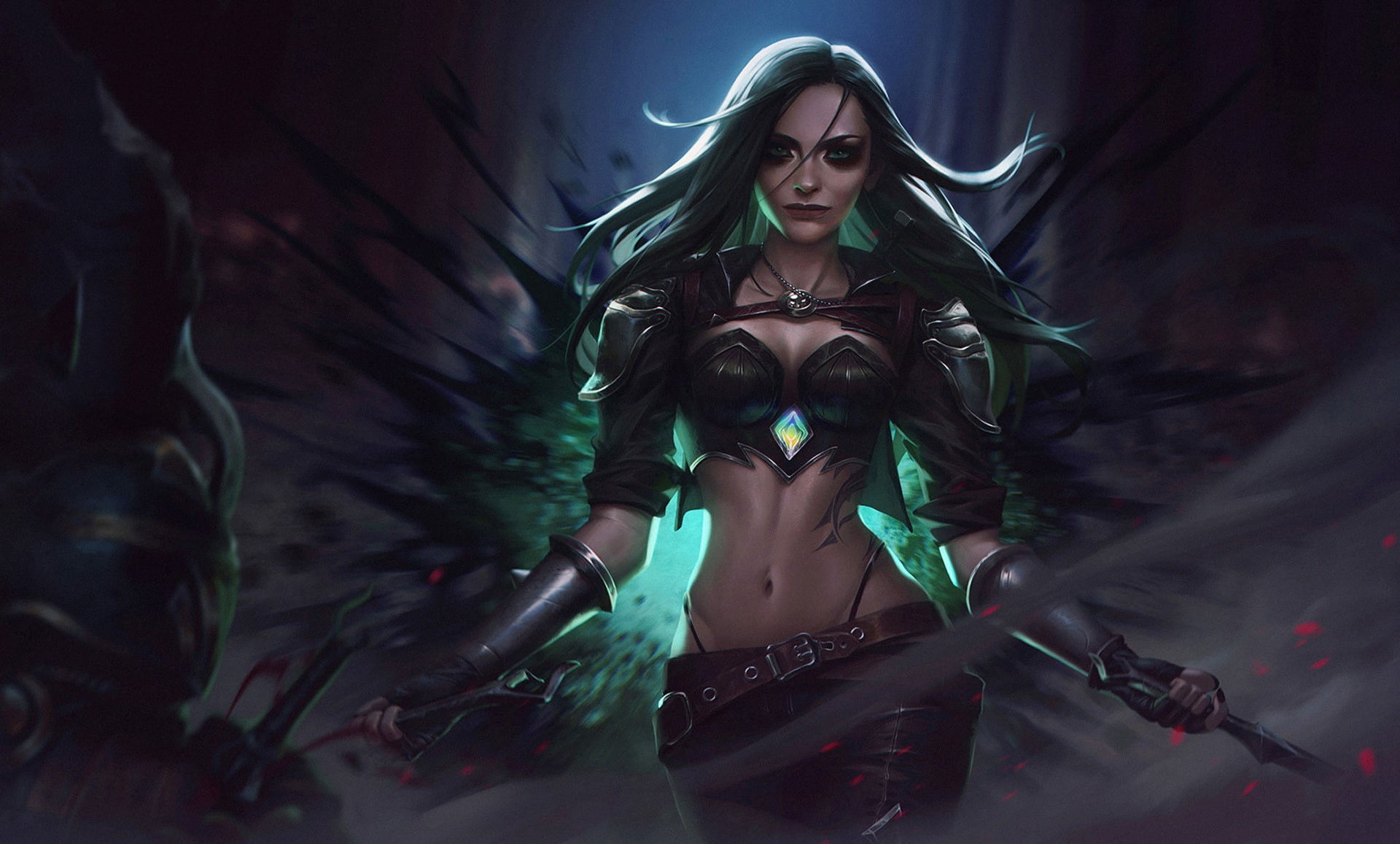 1080P, digital art, artwork, supervillain, superheroes, hela, hd, artstation, HD Wallpaper