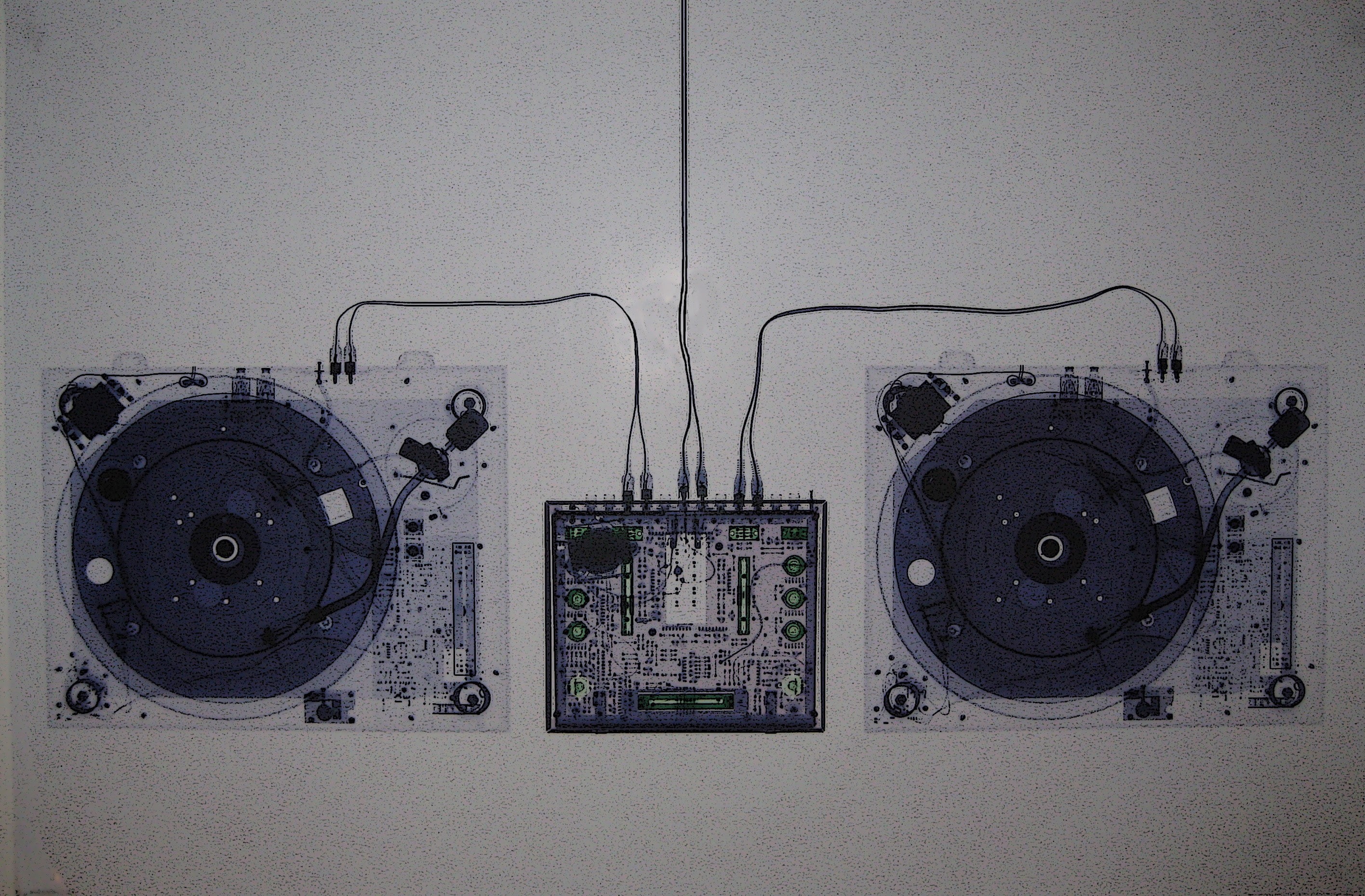 sound mixers, DJ, gramophone, music, 2K, HD Wallpaper
