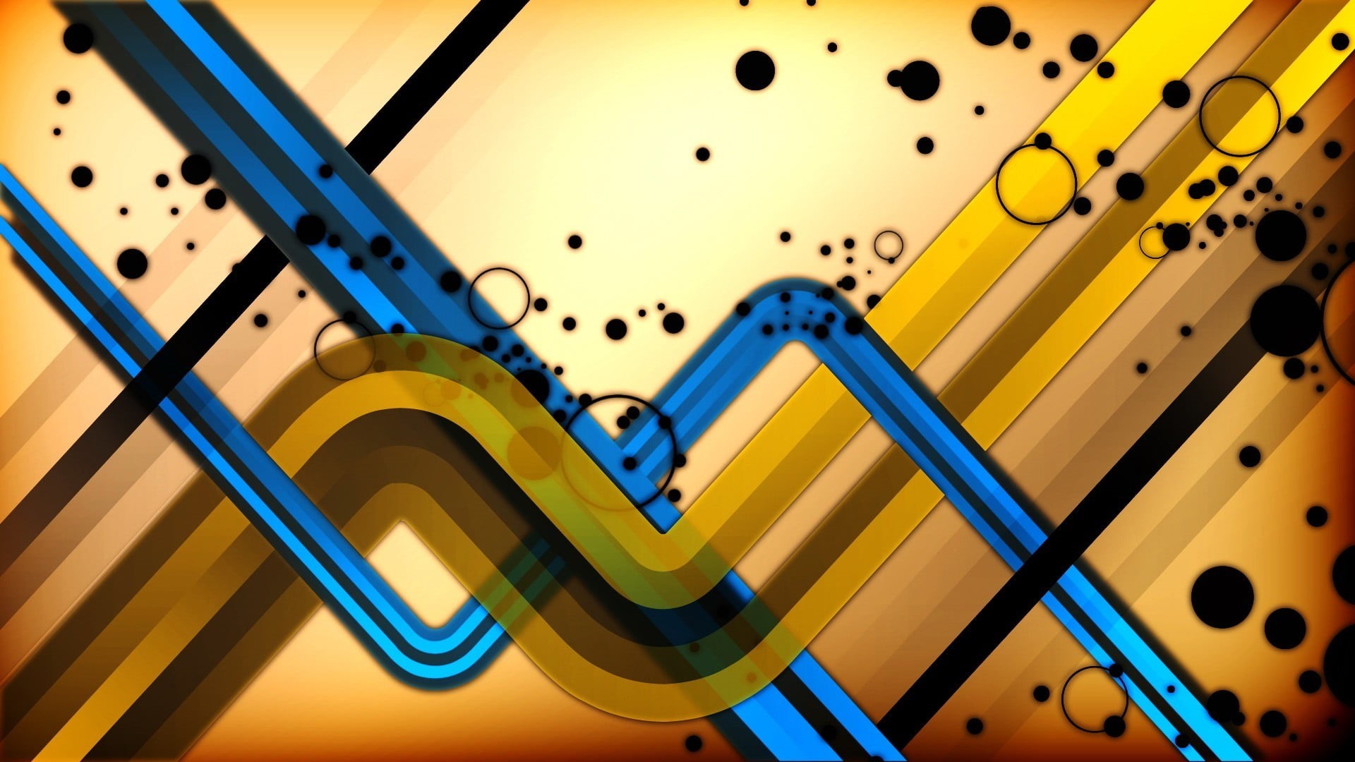 no people, technology, indoors, yellow, steel, full frame, complexity, business, 1080P, pattern, architecture, modern, studio shot, blue, connection, HD Wallpaper