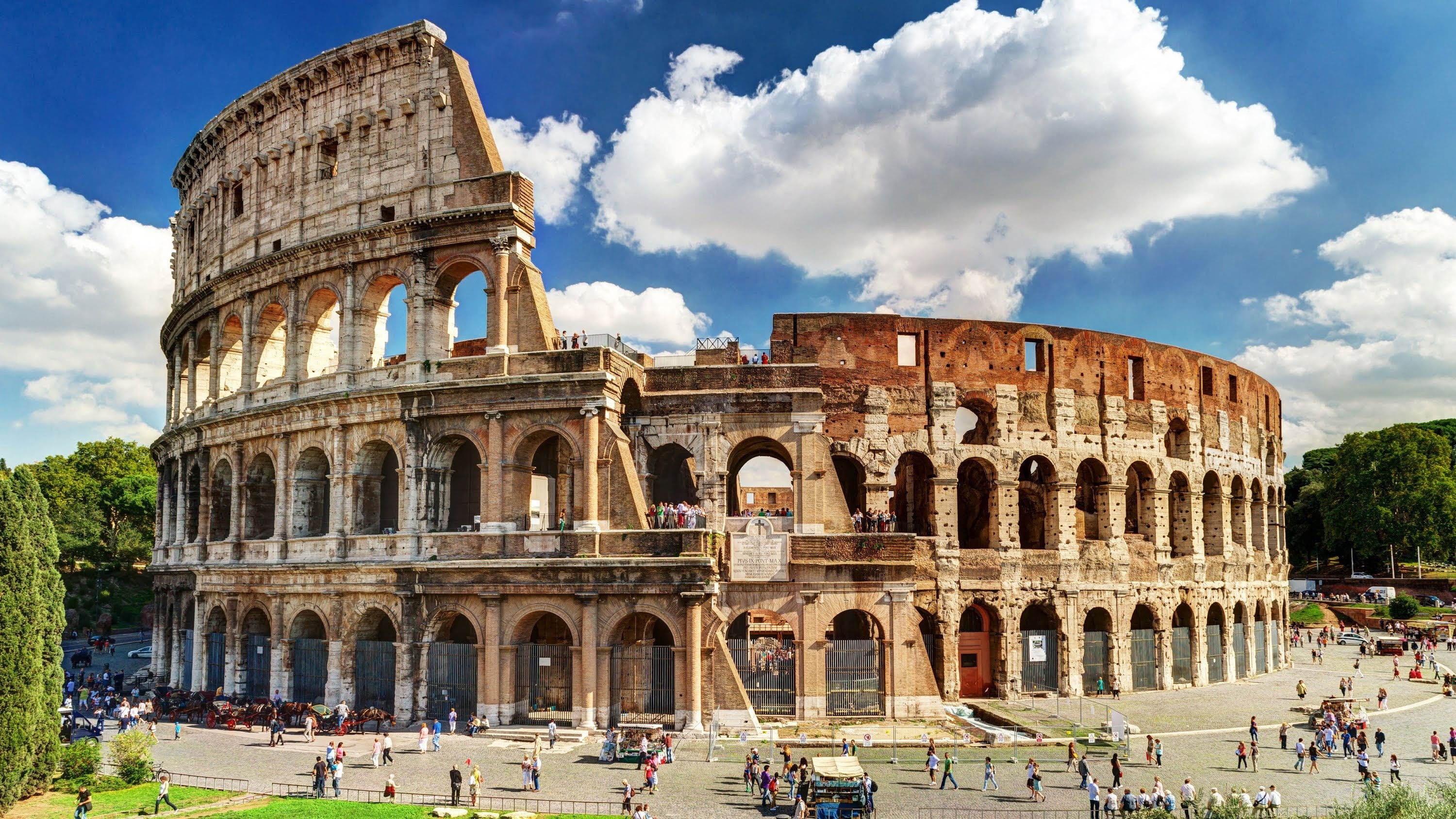 archaeology, large group of people, group of people, nature, architecture, travel destinations, real people, arquitectura, amphitheater, coliseum, outdoors, HD Wallpaper