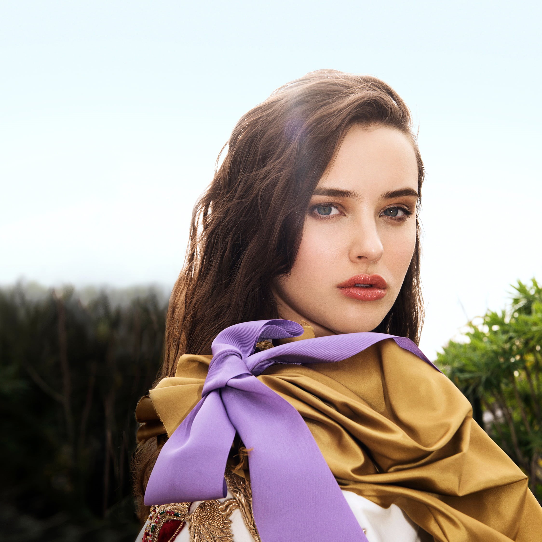 1080P, women, Katherine Langford, actress, brunette, Phone HD Wallpaper