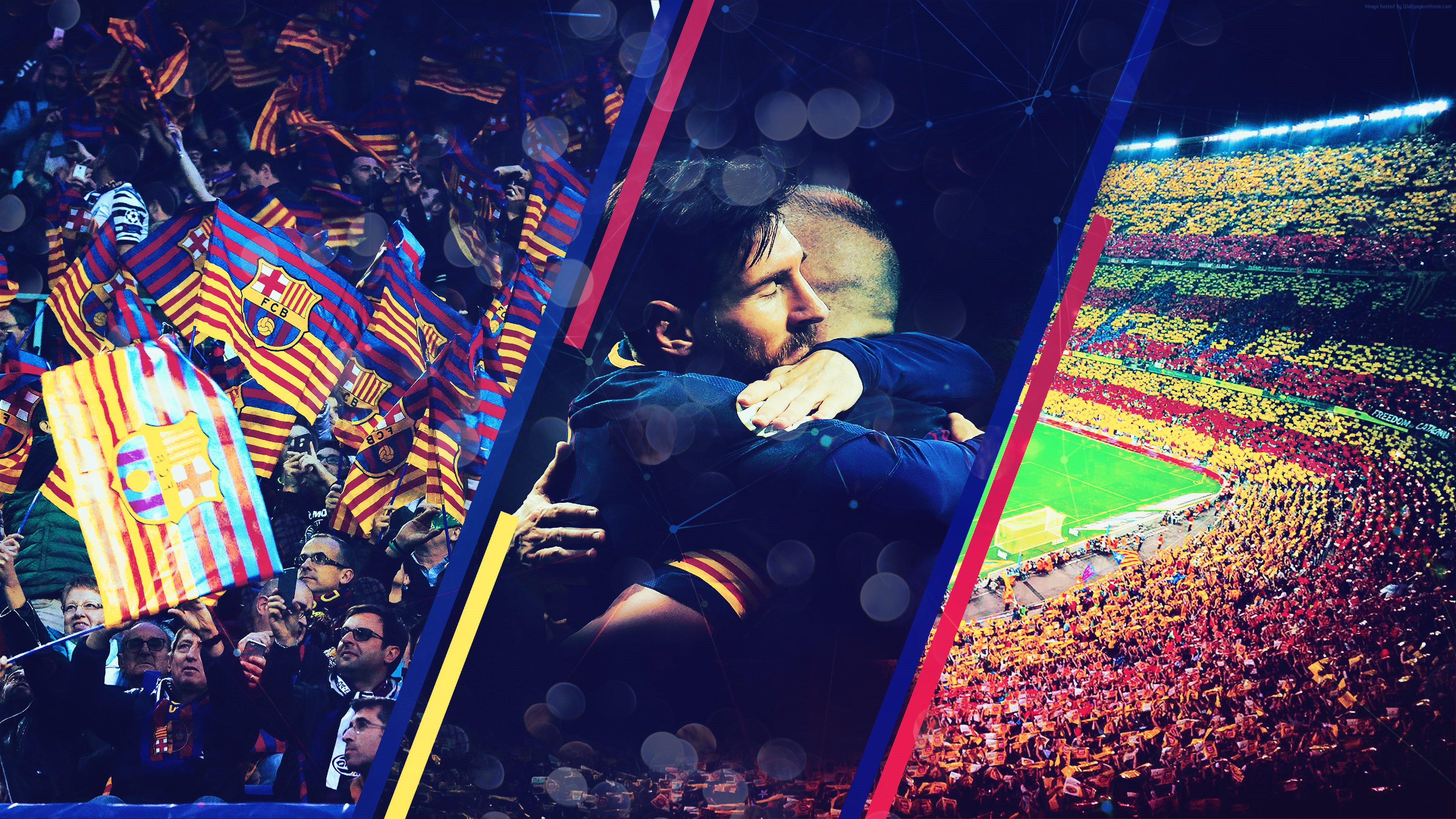 Lionel, k, looking, Andres, multi colored, night, men, lifestyles, fc, Iniesta, real people, sitting, outdoors, crowd, spectator, full length, adult, 4K, HD Wallpaper
