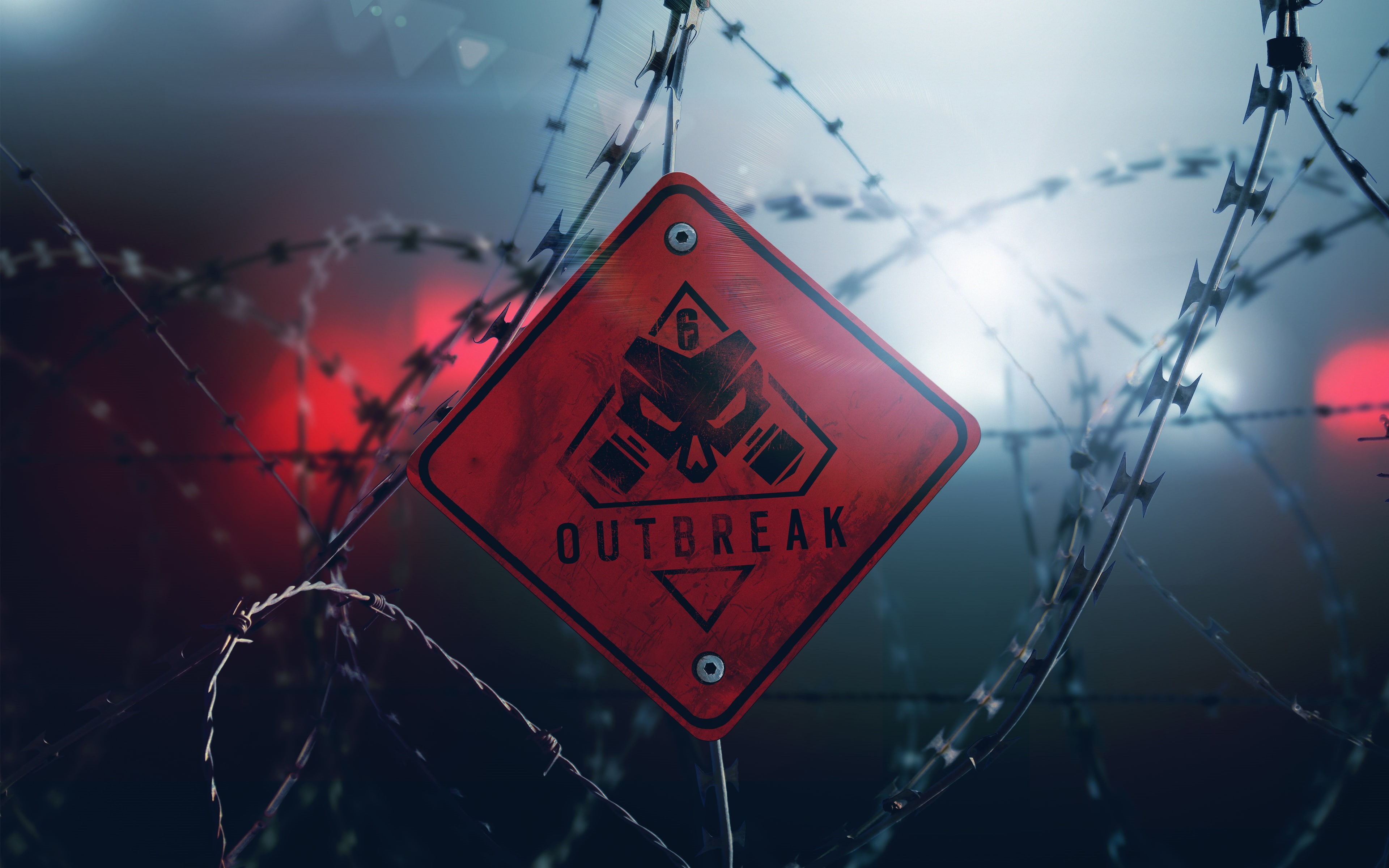 Six, Siege, rainbow, Outbreak, k, 4K, HD Wallpaper