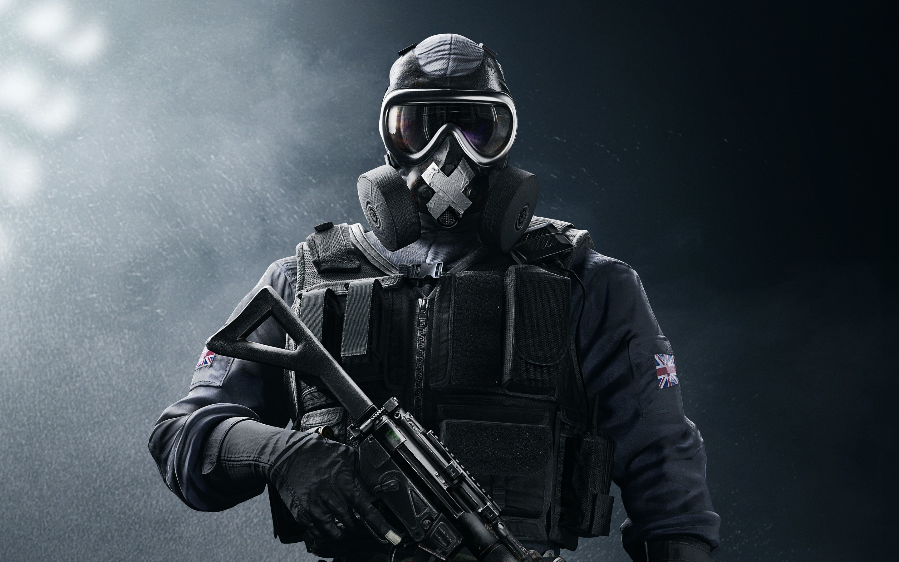 SAS, rainbow, 2K, k, Mute, Six, Siege, HD Wallpaper
