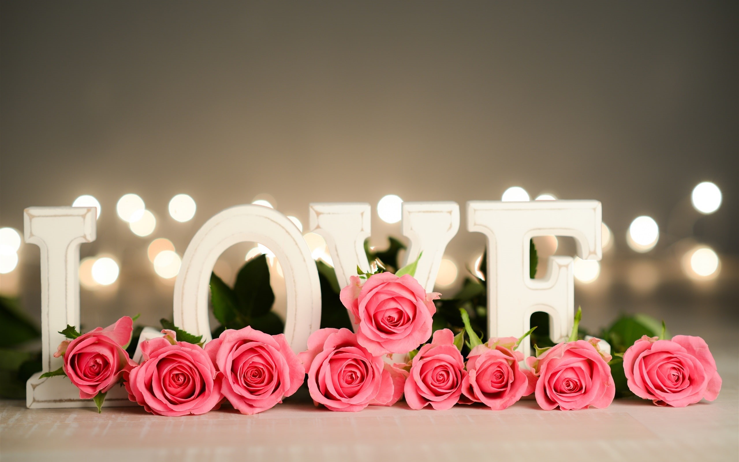 s, Love, Roses, Valentine, Day, White, Red, 2K, Flowers, HD Wallpaper