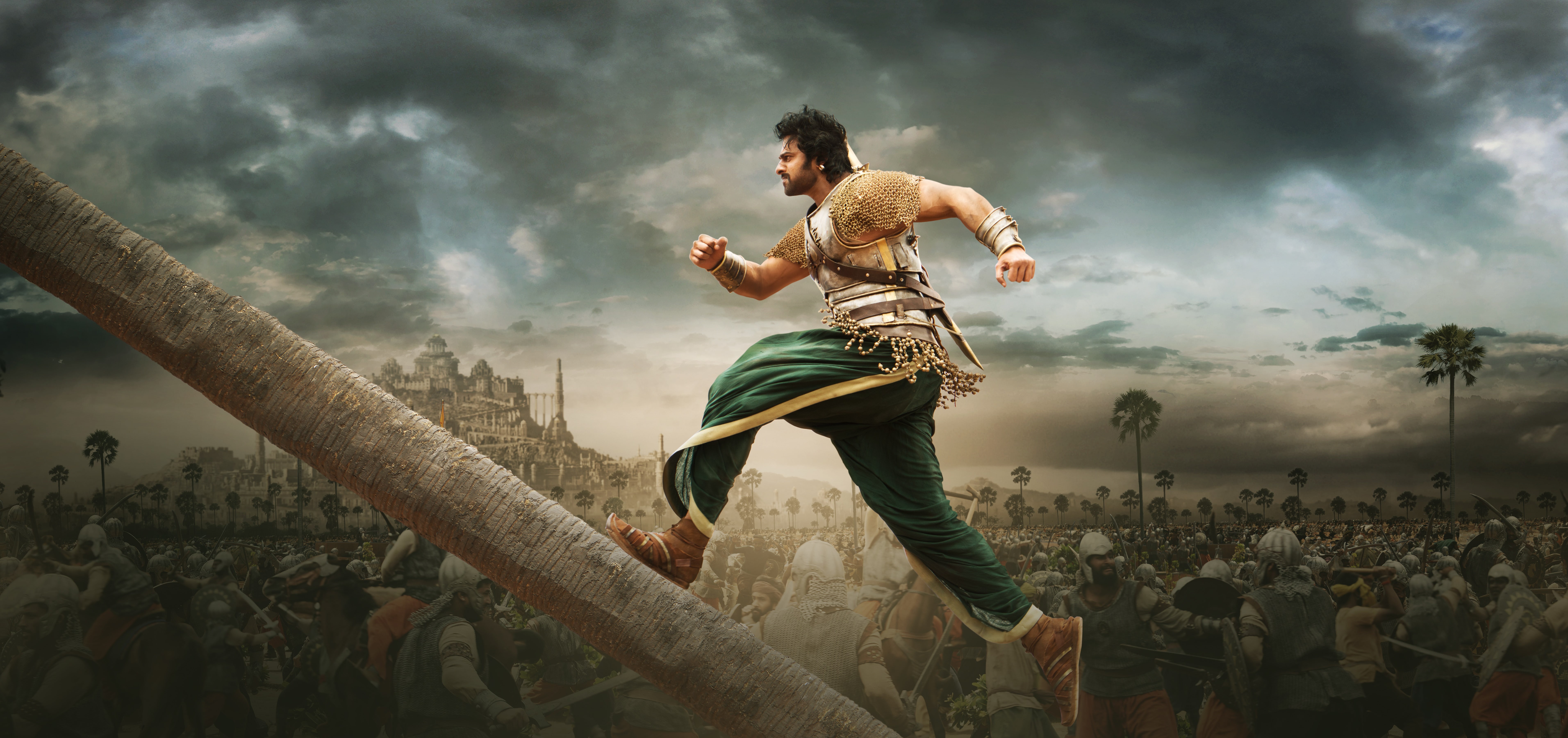 8K, bahubali, poster, Baahubali 2: The Conclusion, Tamil, Hindi, 5K, 4K, Prabhas, photo, Telugu, HD Wallpaper
