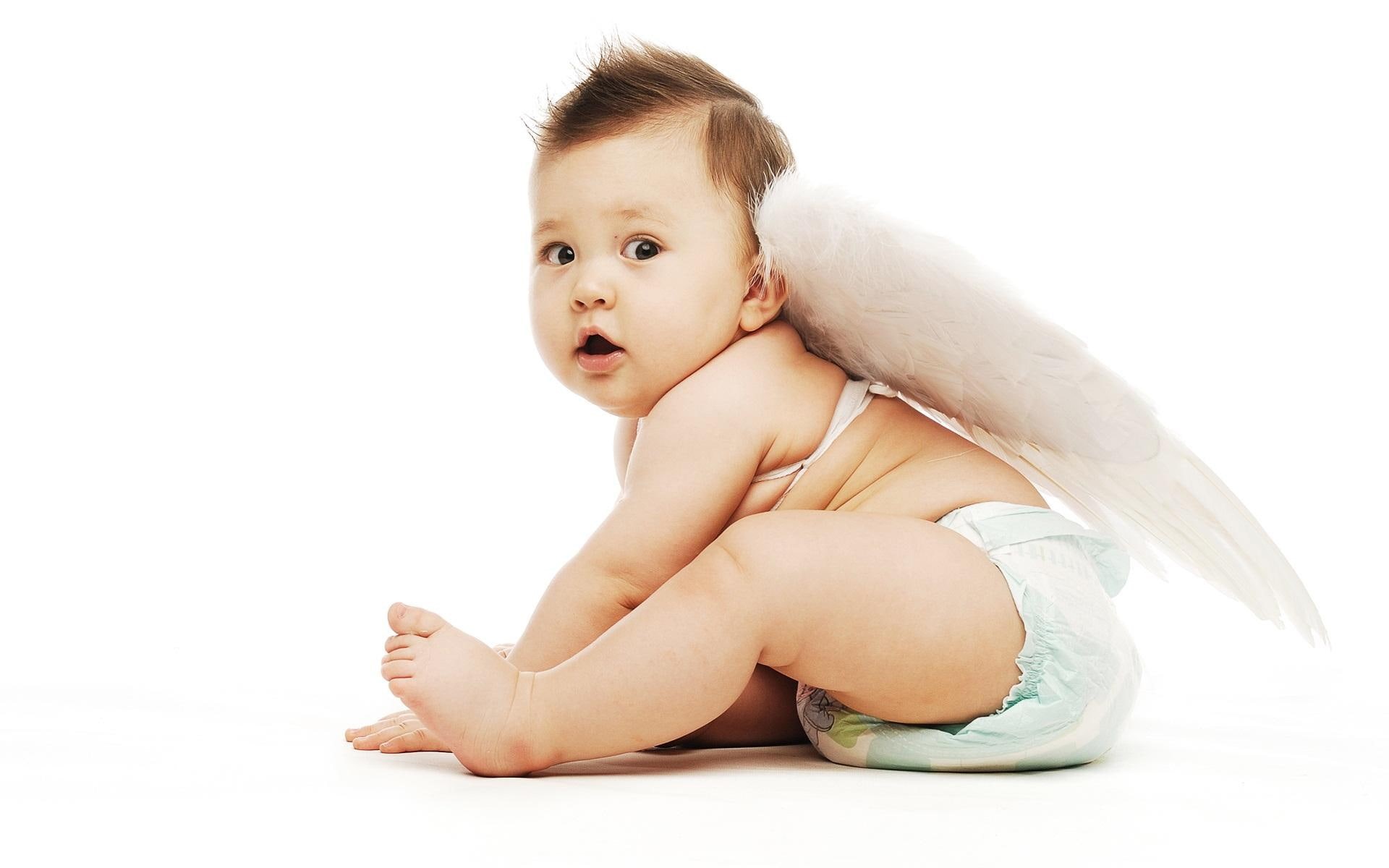 baby, cute, fairy, 1080P, HD Wallpaper