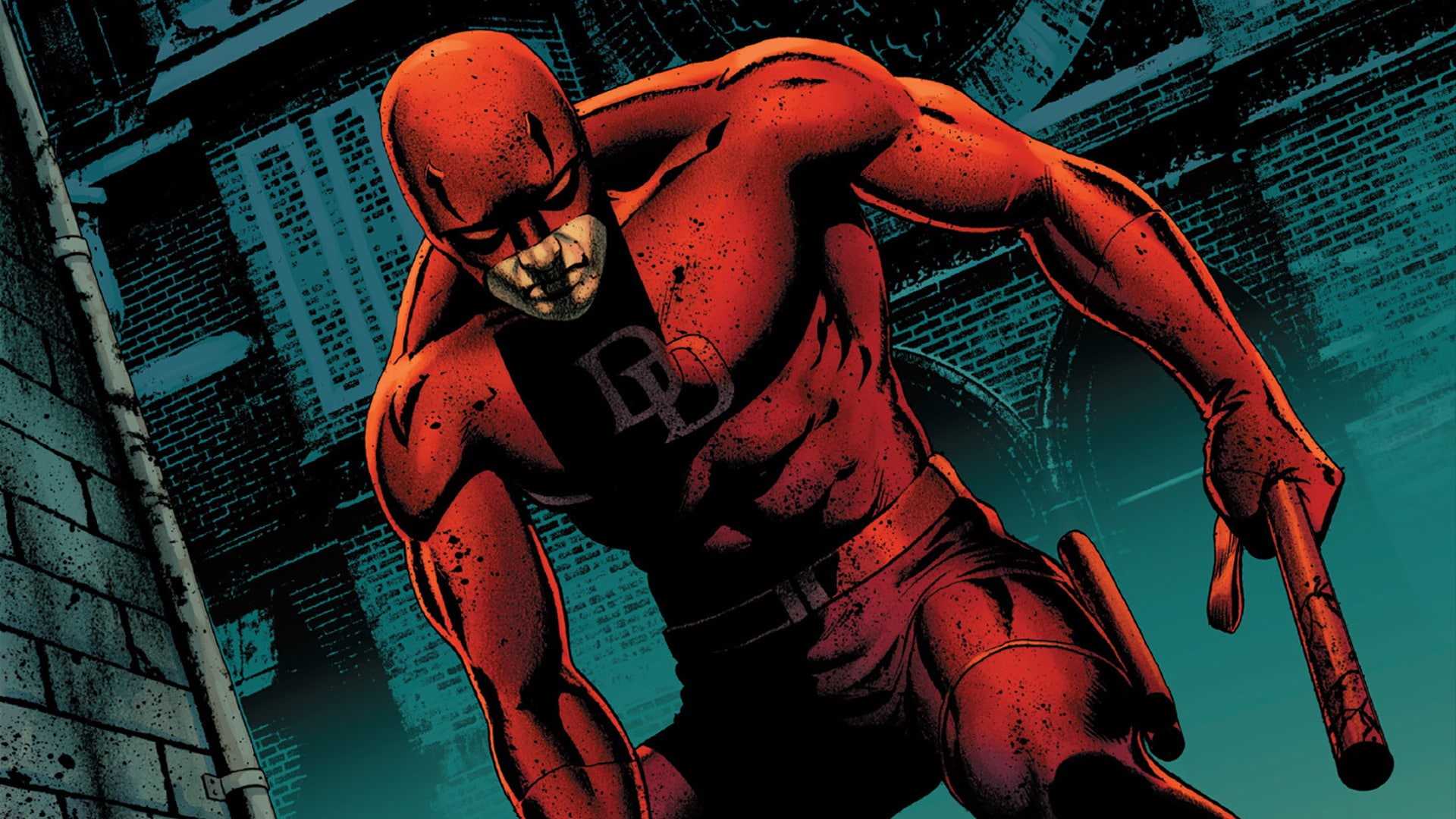 comic art, 1080P, superhero, Daredevil, Marvel Comics, HD Wallpaper
