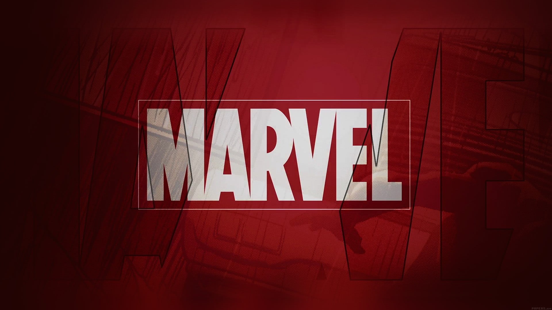 1080P, Marvel Comics, logo, western script, red, single word, wall, day, sign, built structure, no people, text, close-up, celebration, indoors, nature, HD Wallpaper