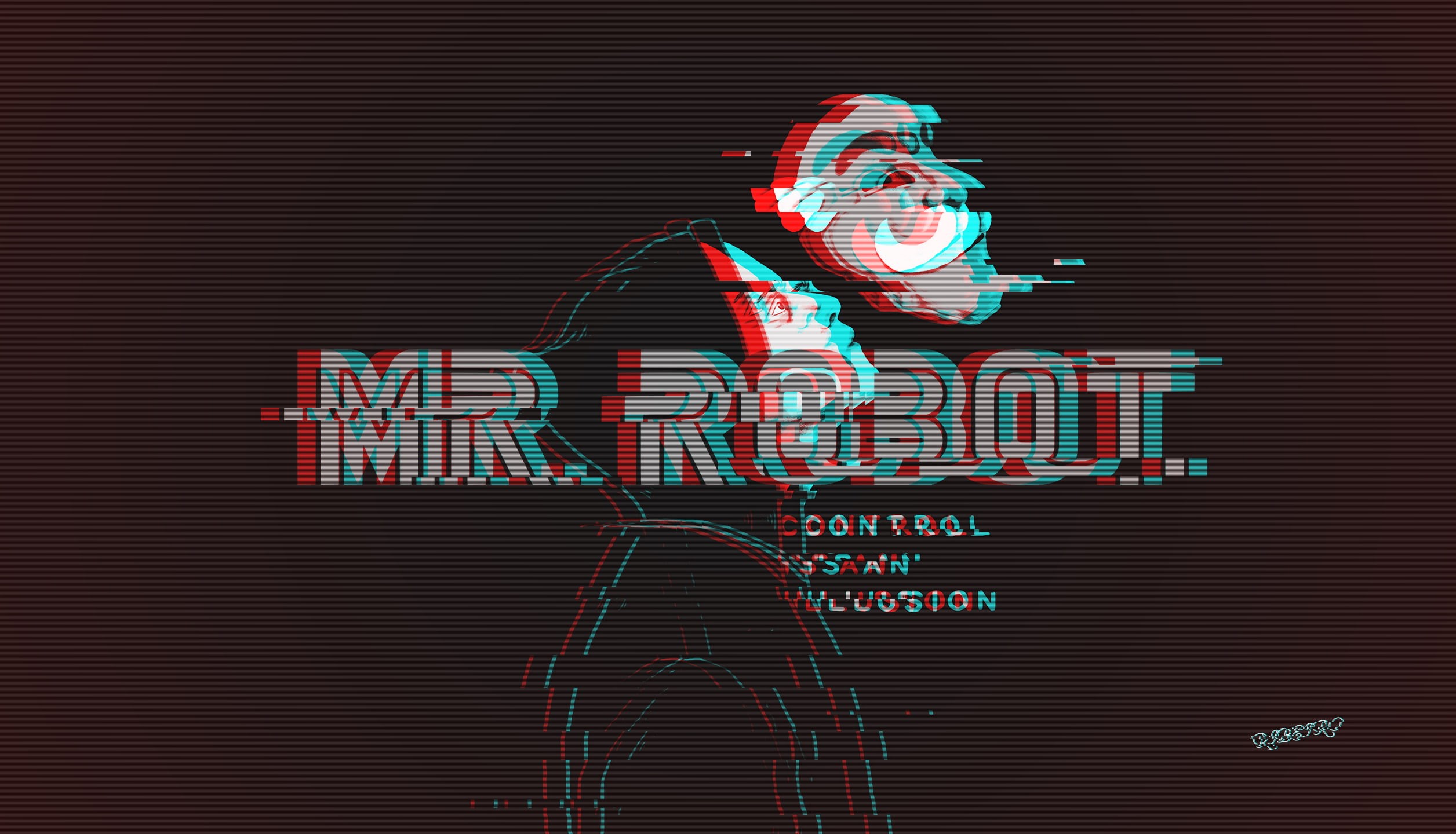 artist, behance, digital art, hd, 1080P, mr robot, artwork, tv shows, HD Wallpaper