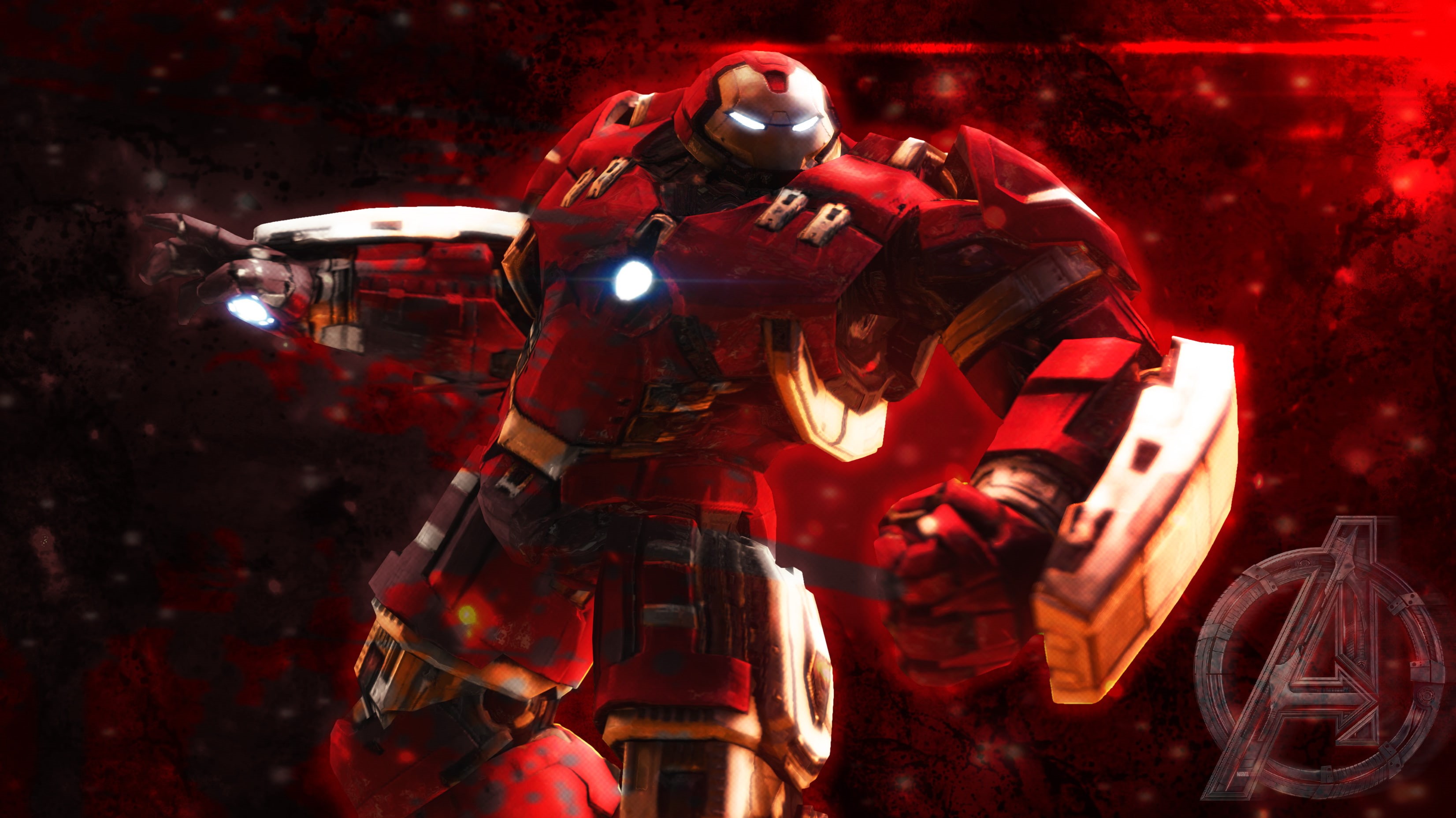 deviantart, 2K, iron man, 4k, hulkbuster, hd, artwork, artist, superheroes, digital art, HD Wallpaper