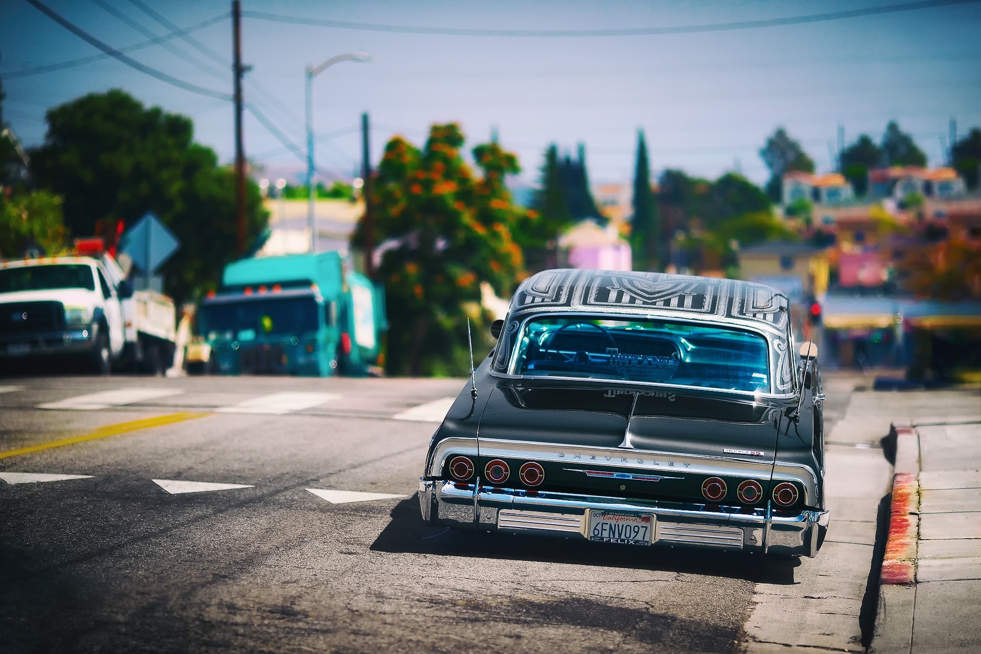 Los Angeles, Chevrolet, street, 1080P, Impala SS, lowrider, HD Wallpaper
