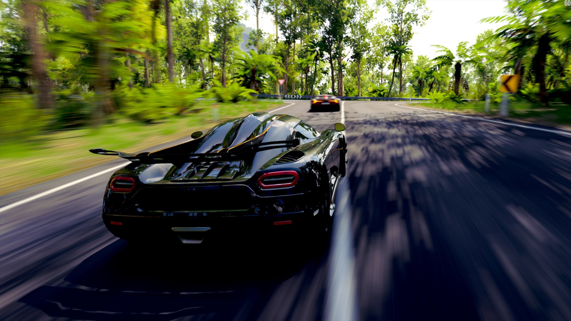 screen shot, direction, Master Race, nature, blurred motion, city, no people, 1080P, plant, speed, motor vehicle, race cars, on the move, car point of view, HD Wallpaper