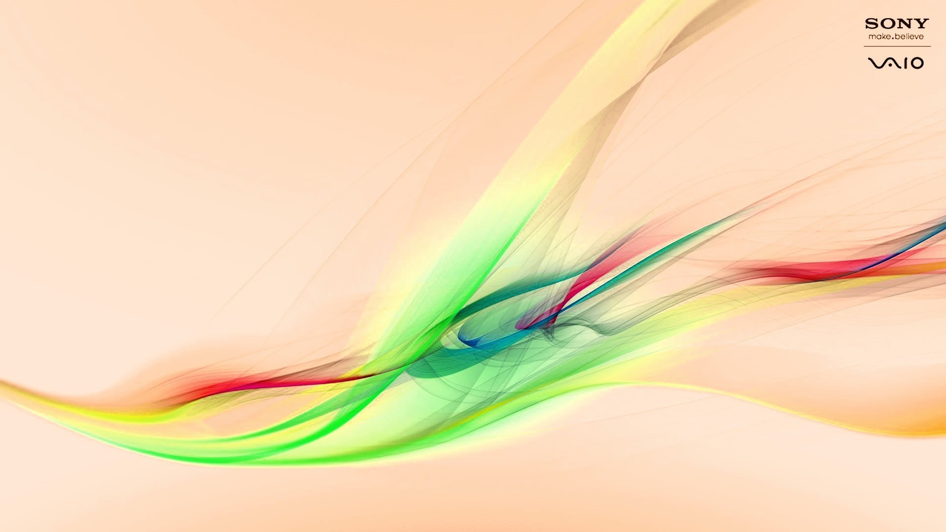 vulnerability, colorful, purple, VAIO, digital art, pattern, creativity, indoors, multi colored, waveforms, blue, 1080P, green color, yellow, HD Wallpaper