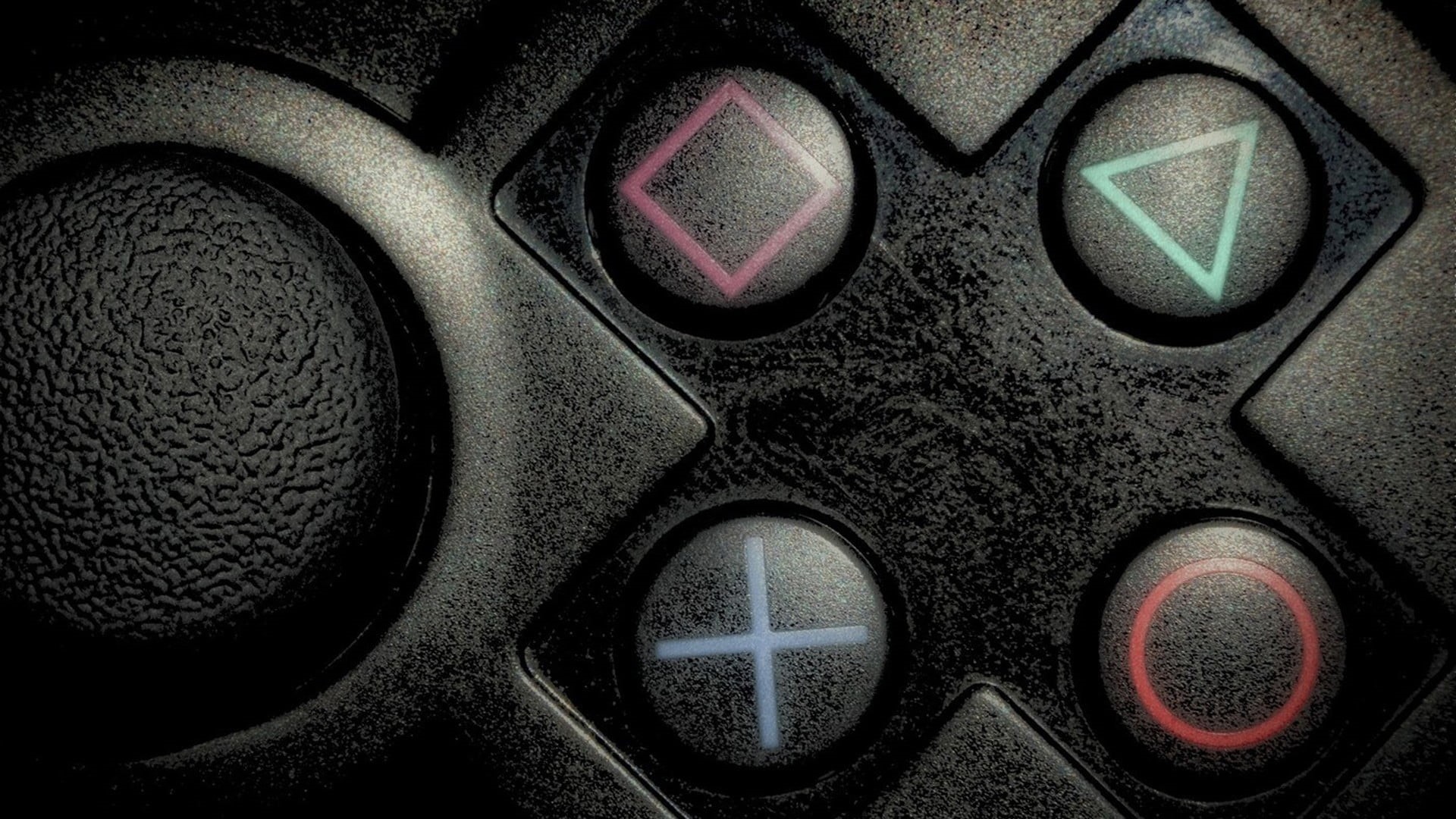 shape, sony, controller, car, technology, textured, PlayStation, indoors, 1080P, game, mode of transportation, design, pattern, luxury, close-up, still life, HD Wallpaper