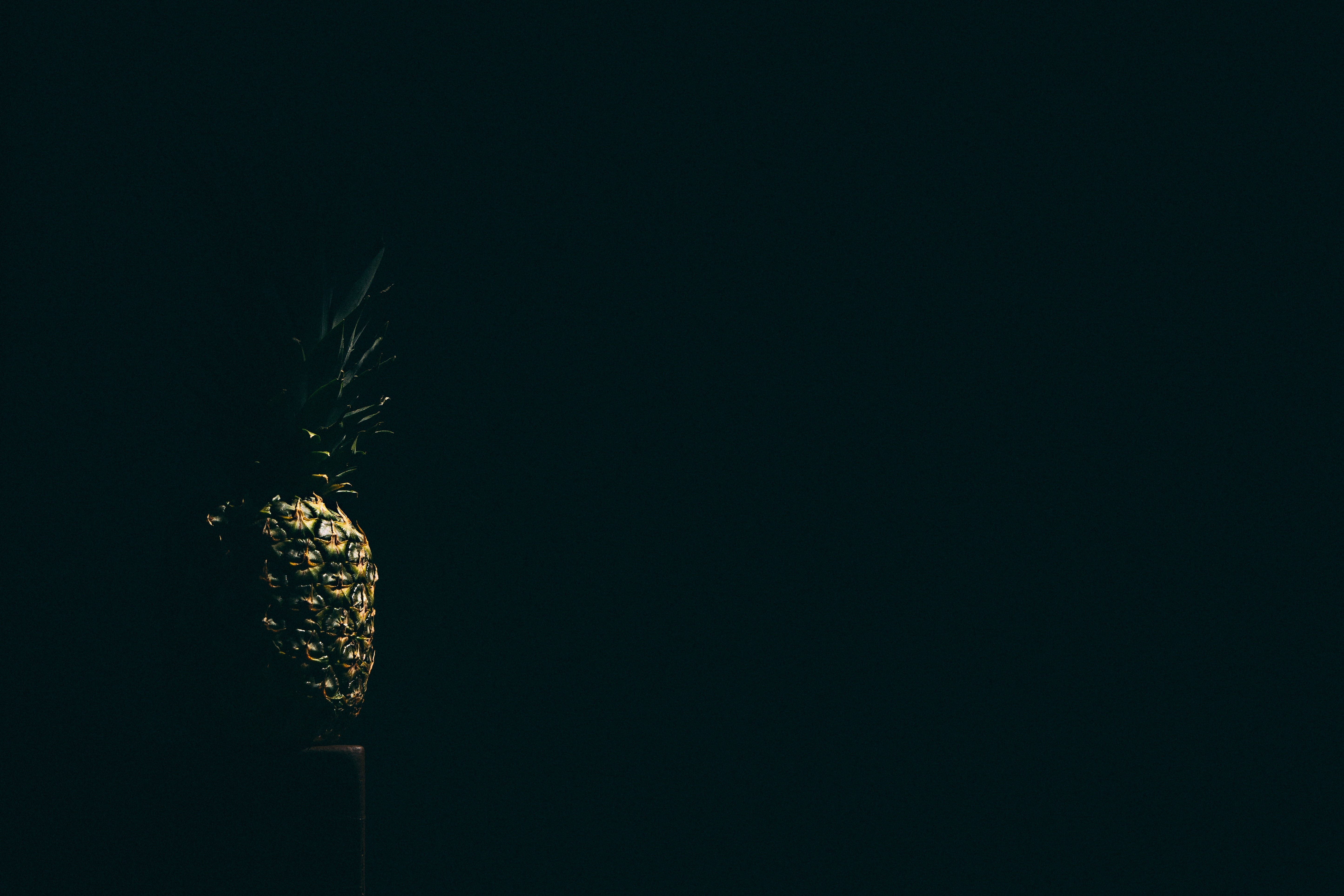 tropical fruit, copy space, no people, 5K, close-up, cut out, night, freshness, plant, reptile, fire - Natural Phenomenon, indoors, simplistic, black background, HD Wallpaper