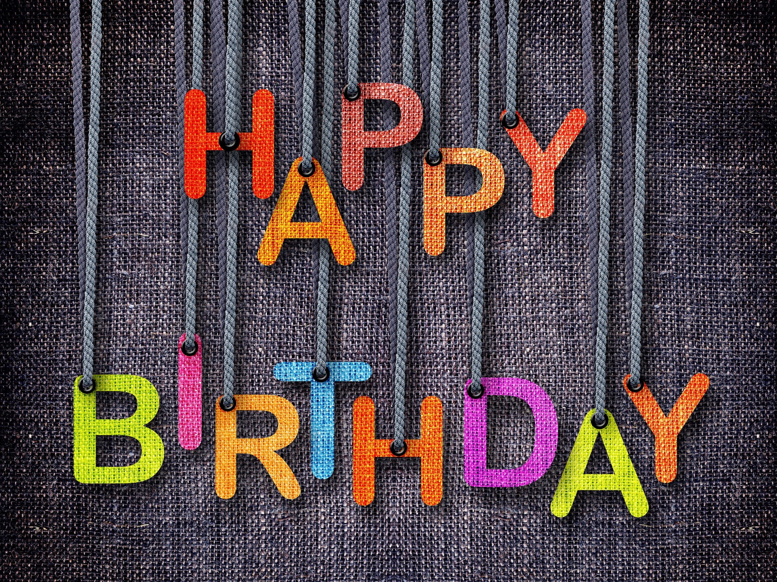 Jeans, 2K, Happy, Colorful, Birthday, HD Wallpaper