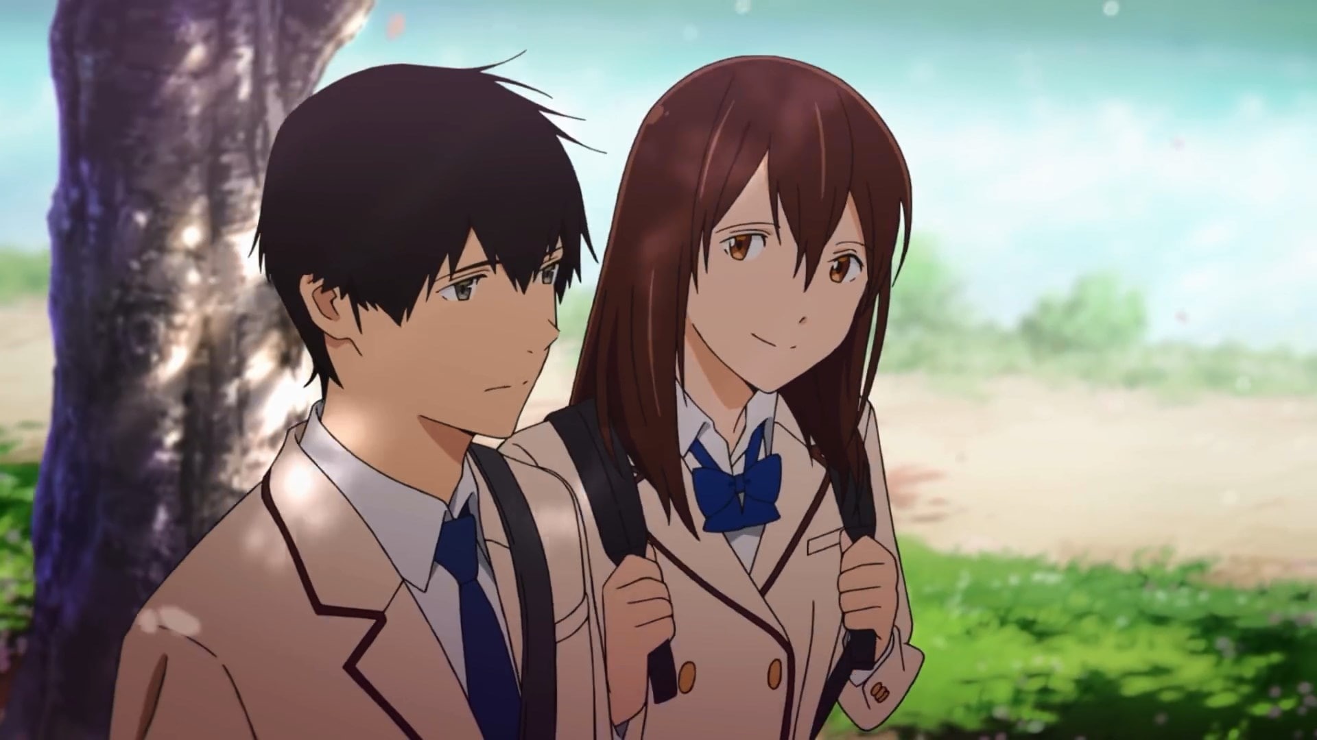 Anime, Haruki Shiga, Sakura Yamauchi, I Want To Eat Your Pancreas, 1080P, HD Wallpaper