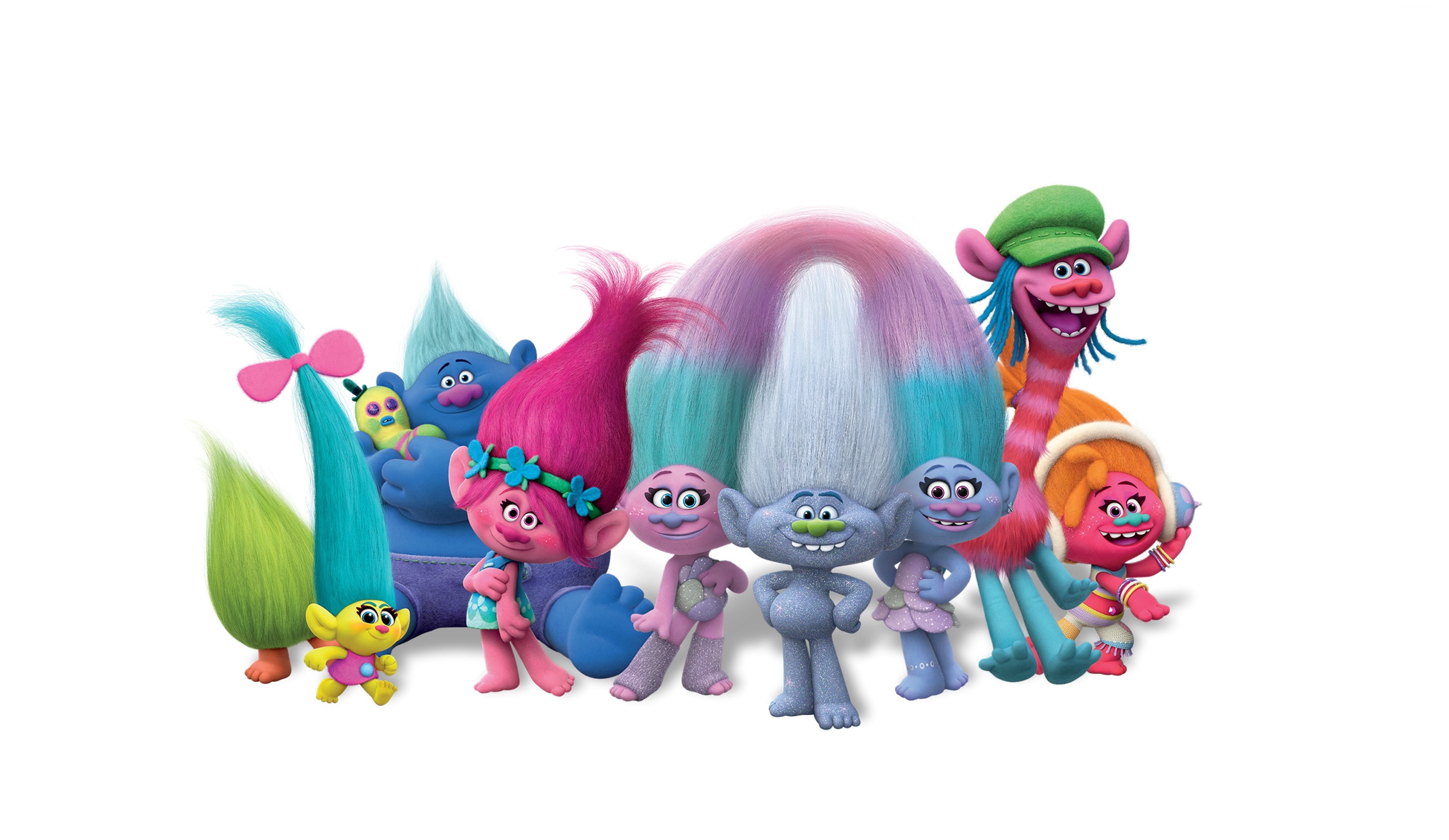 Trolls, 2K, best Animation movies of 2016, HD Wallpaper