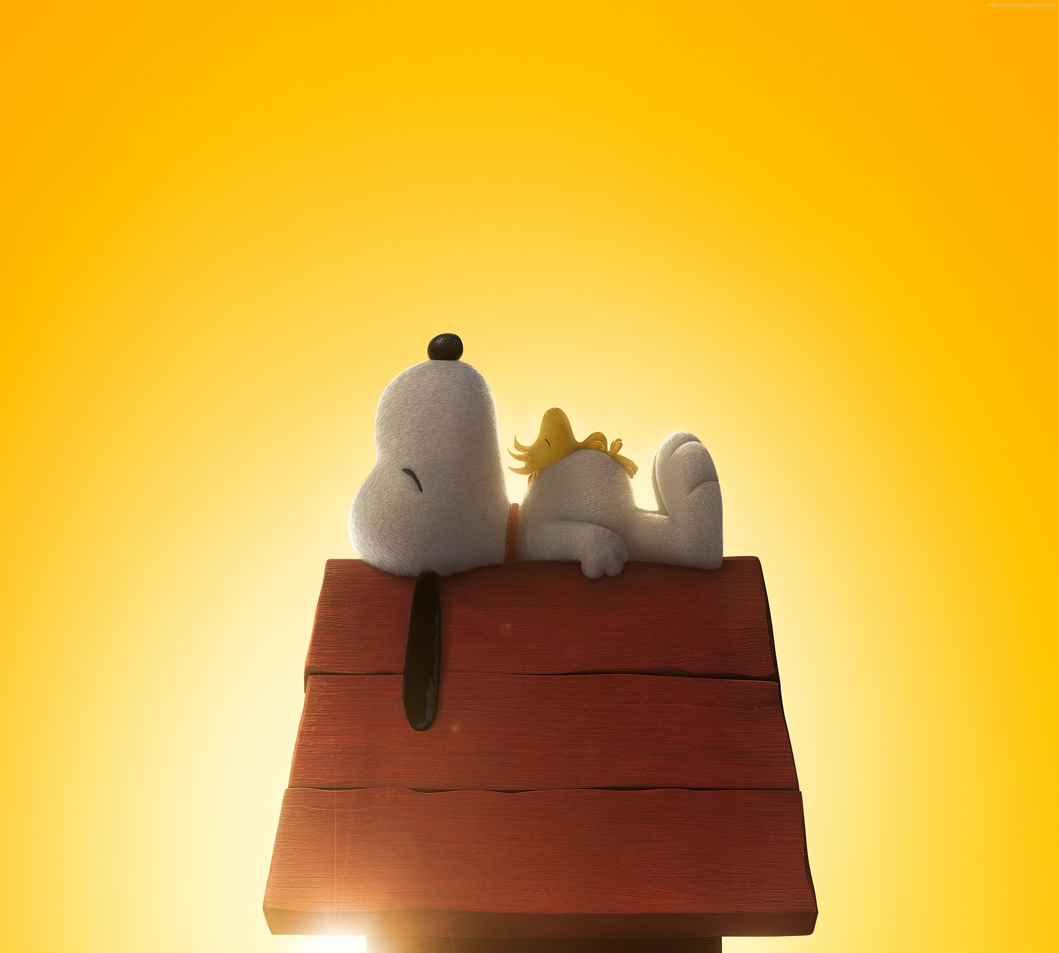 positive emotion, 2K, movie, cut out, studio shot, male likeness, toy, two objects, Snoopy, wood - material, Best Animation Movies of 2015, colored background, HD Wallpaper