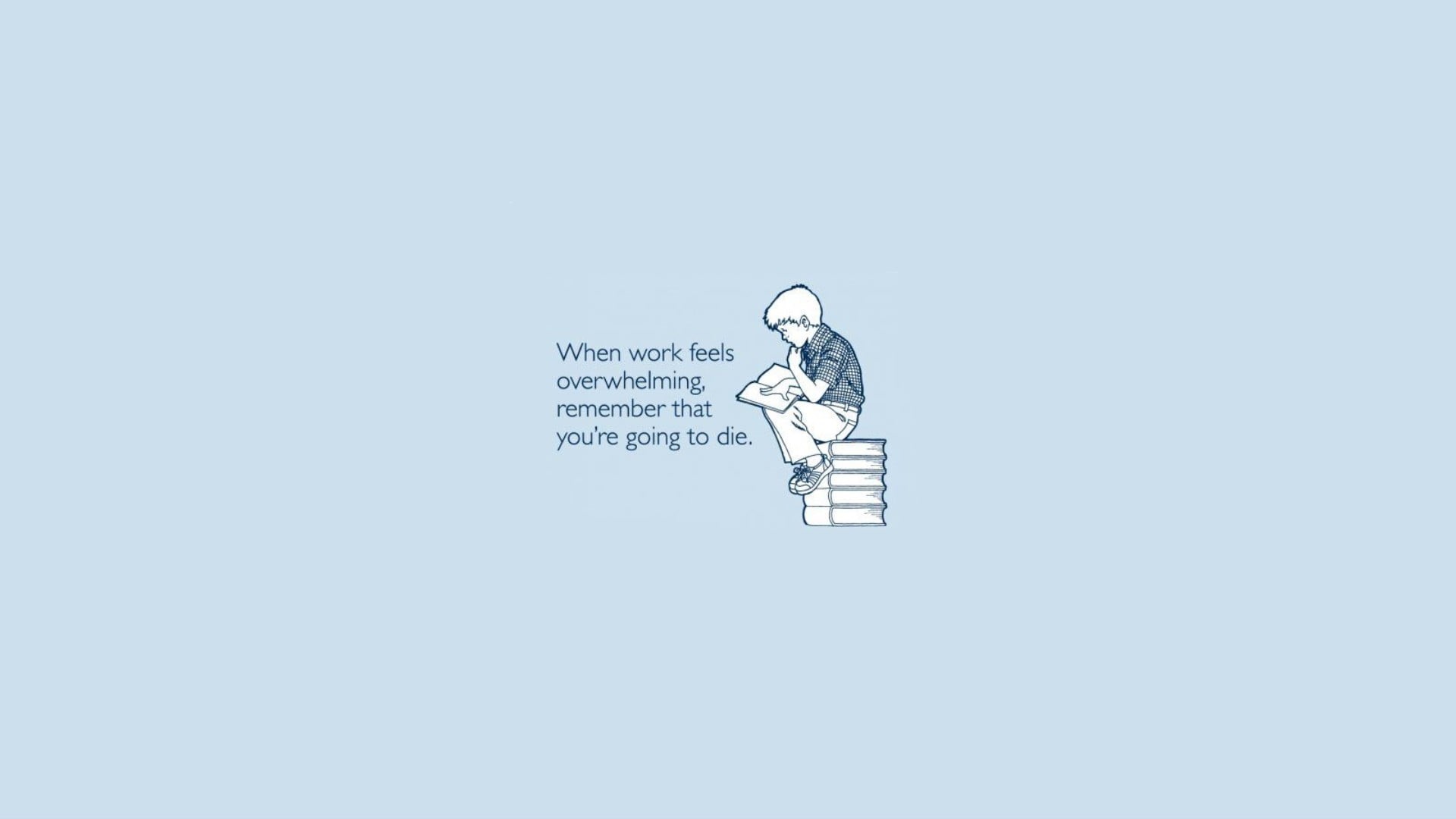business finance and industry, sign, colored background, reading, creativity, 1080P, simple, no people, blue background, western script, drawing, dark humor, HD Wallpaper