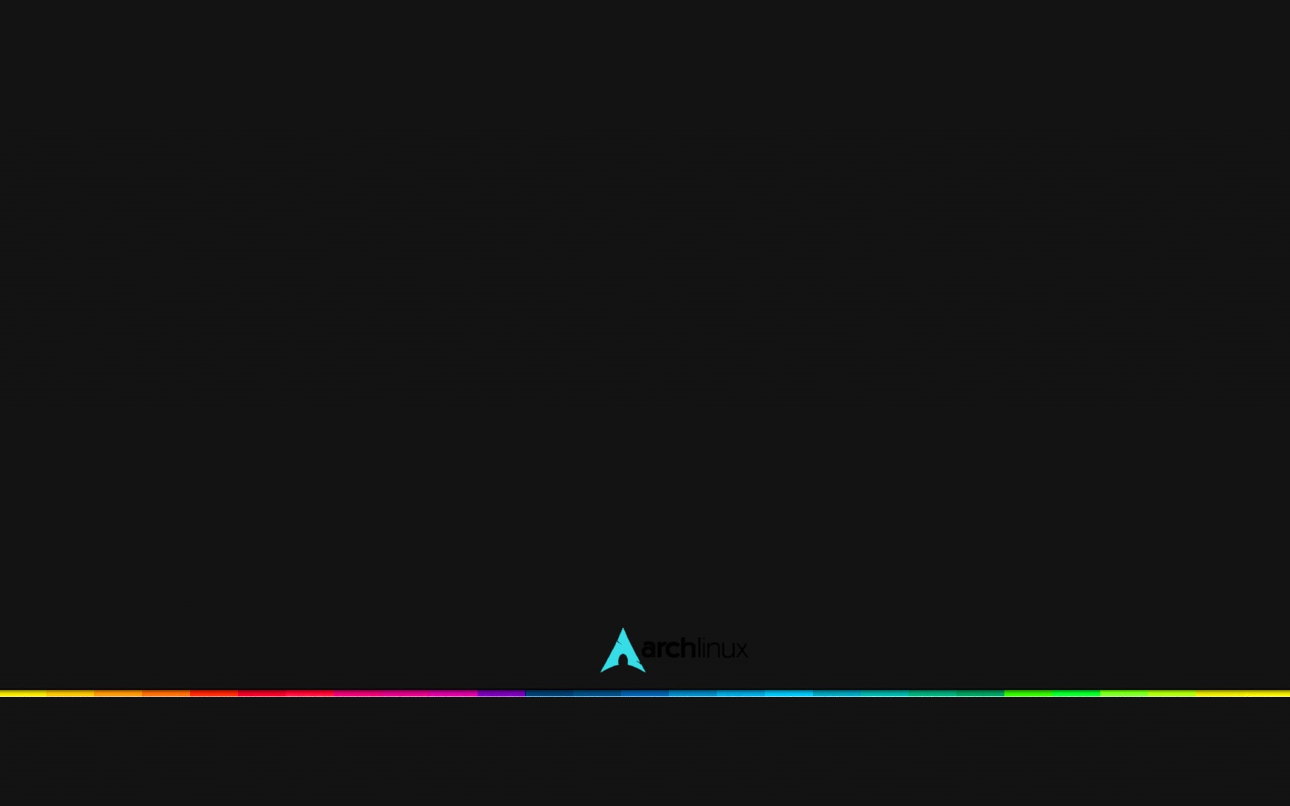 2K, technology, linux, rainbows, minimalistic, arch, art, x, hd, HD Wallpaper