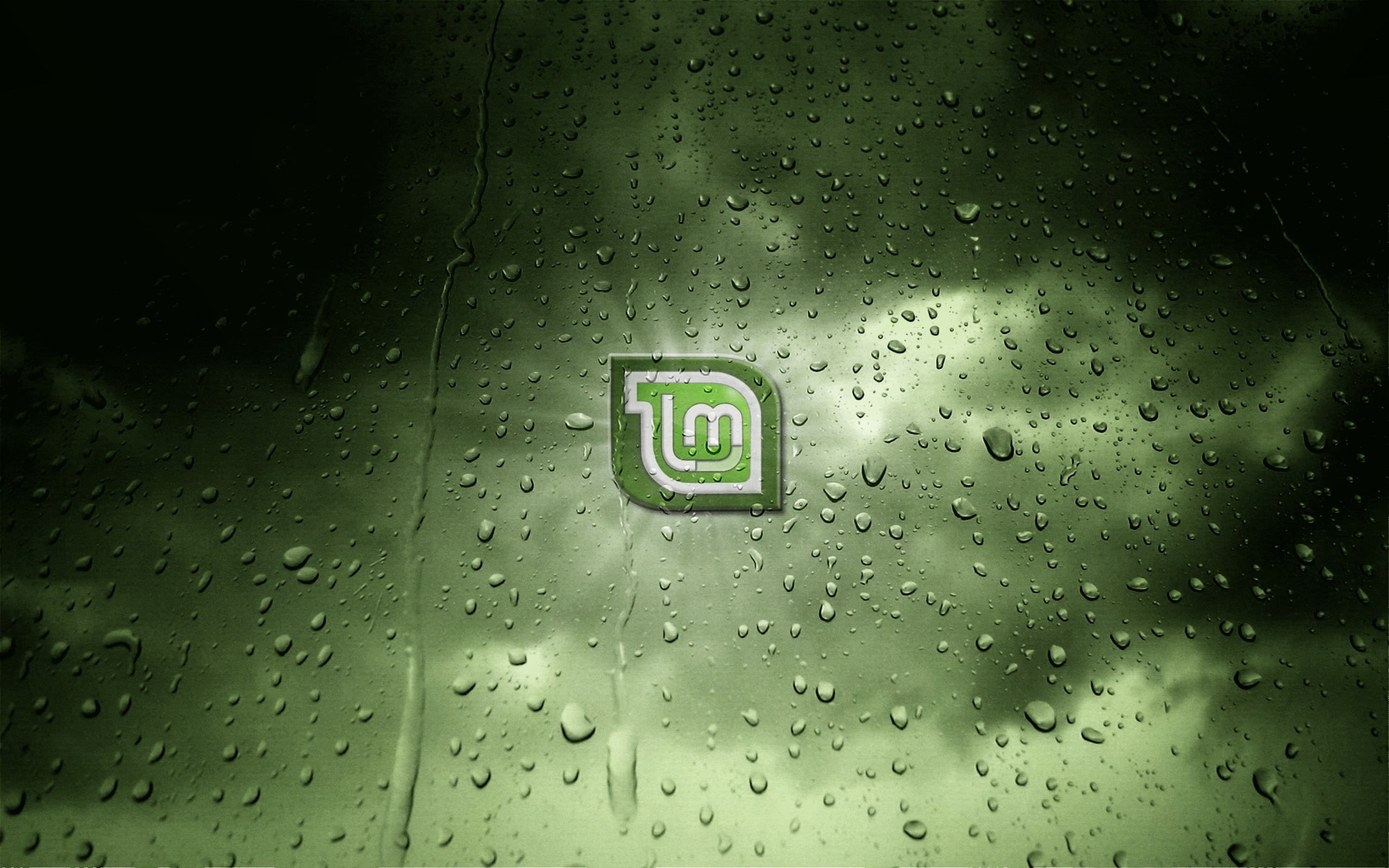 illuminated, white, text, water, glass, green color, indoors, Linux, close-up, number, digital, transparent, nature, drop, green, communication, wet, glass - material, HD Wallpaper