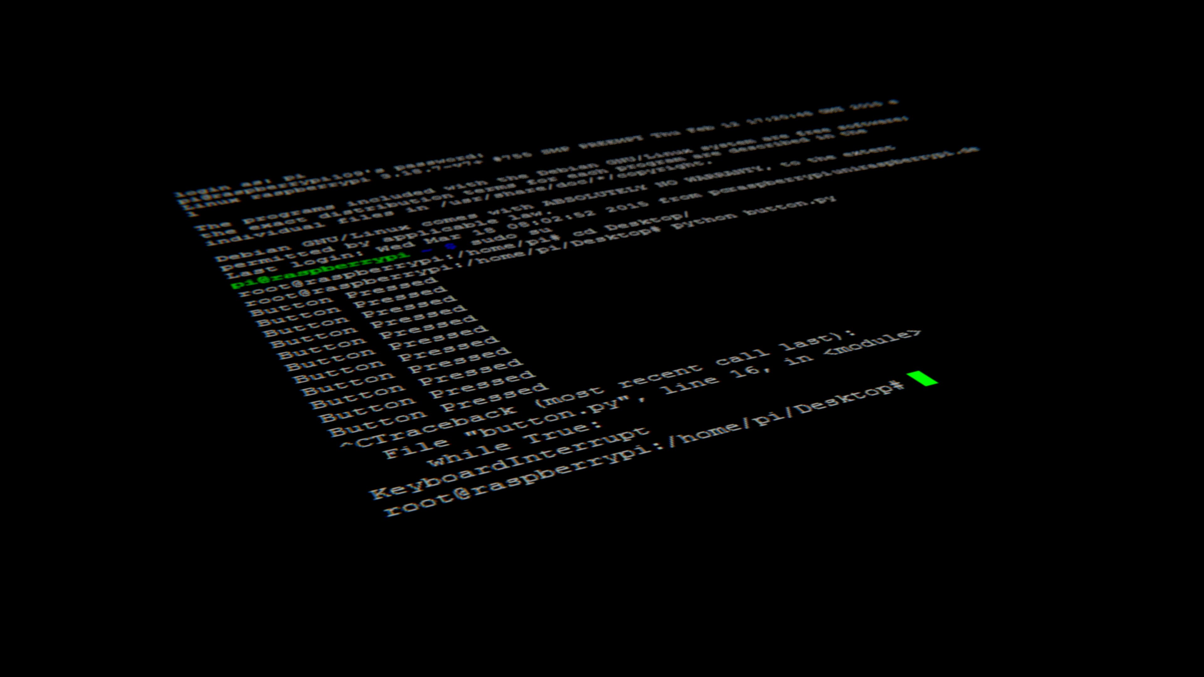 code, computer, 4K, terminals, simple background, Linux, Raspberry Pi, HD Wallpaper