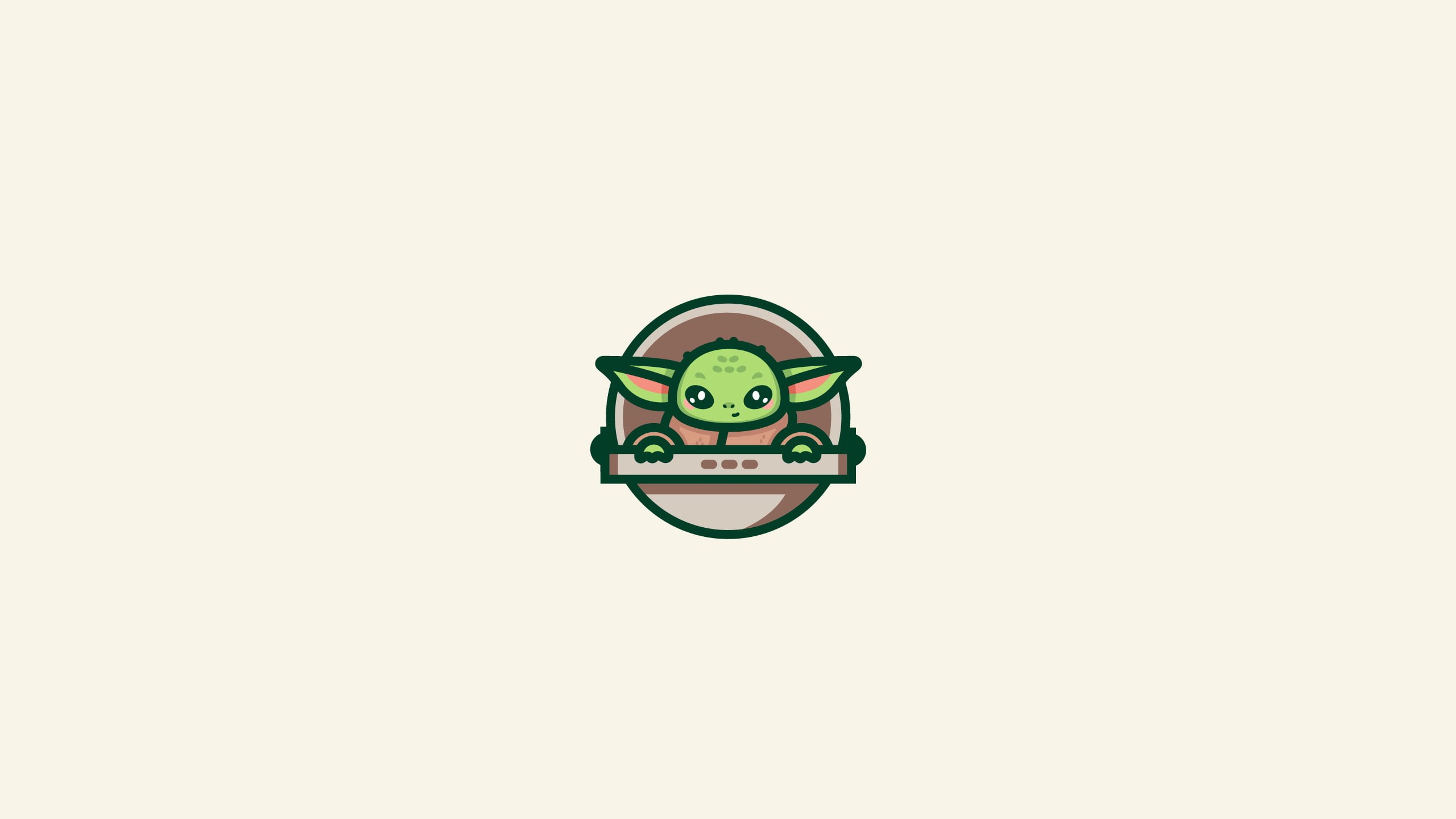Baby Yoda, 2K, digital, Star Wars, illustration, Yoda, HD Wallpaper