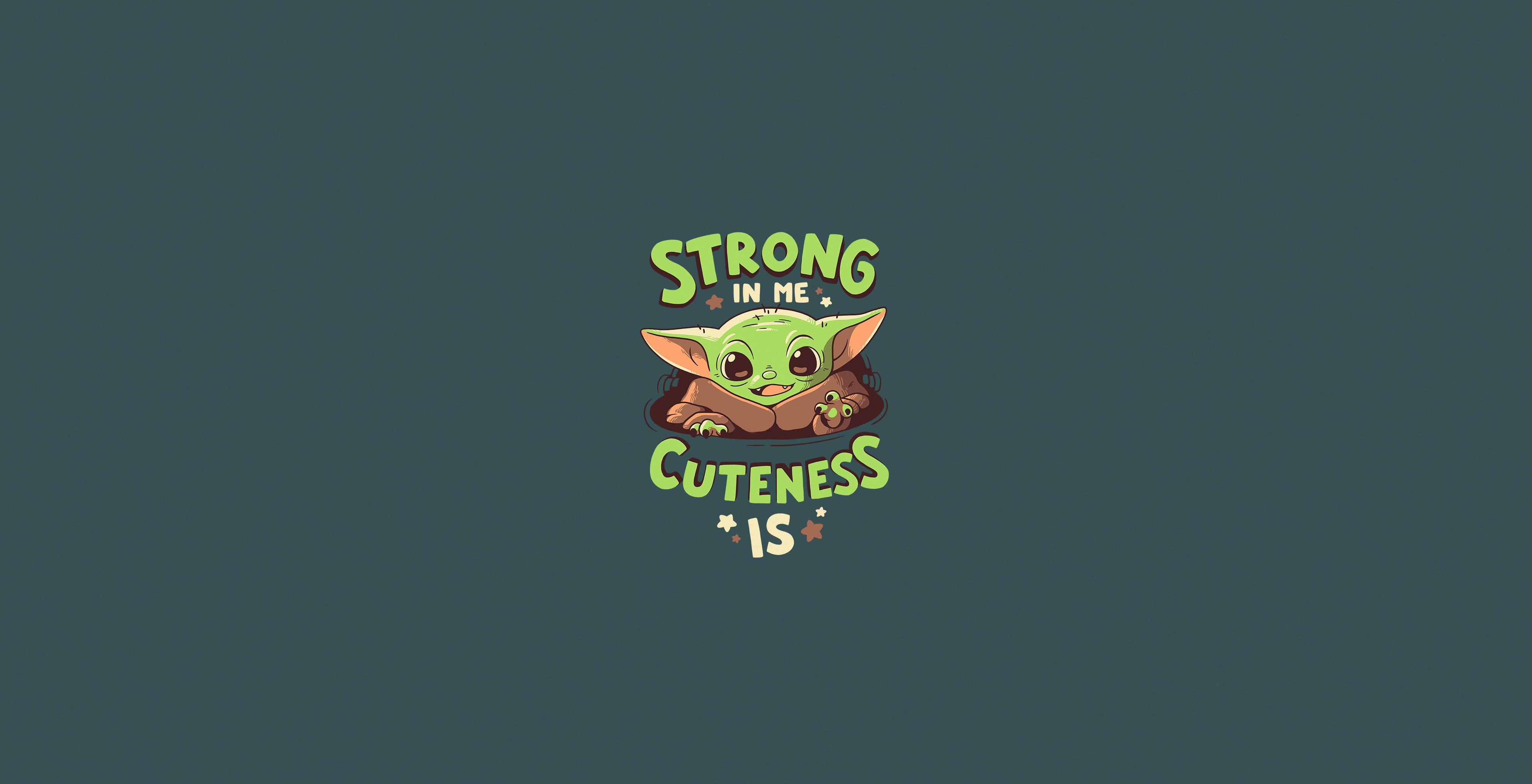 4K, simple background, The Mandalorian, Star Wars, Baby Yoda, HD Wallpaper