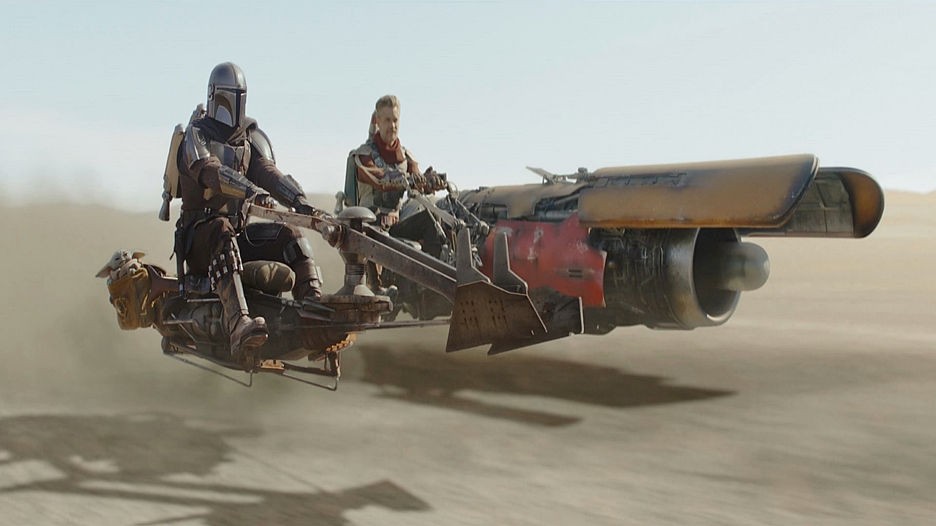 bounty hunter, Star Wars, Baby Yoda, 1080P, The Mandalorian, HD Wallpaper