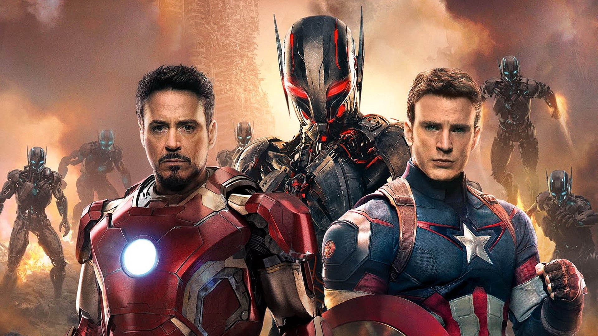 motorcycle, Ultron, adult, looking at camera, portrait, competition, Robert Downey Jr., waist up, heroes, fighting, Iron Man, age, Chris Evans, arts culture and entertainment, HD Wallpaper